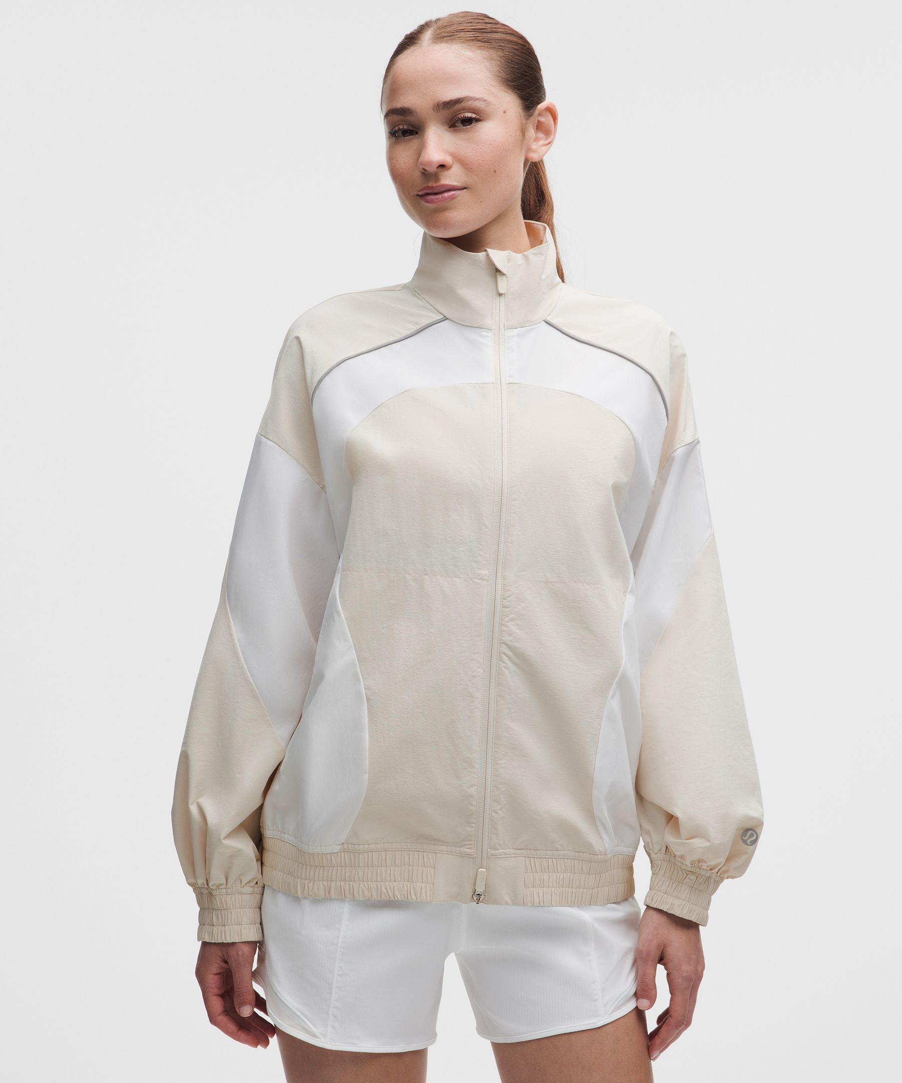 Ventilated Oversized Track Jacket