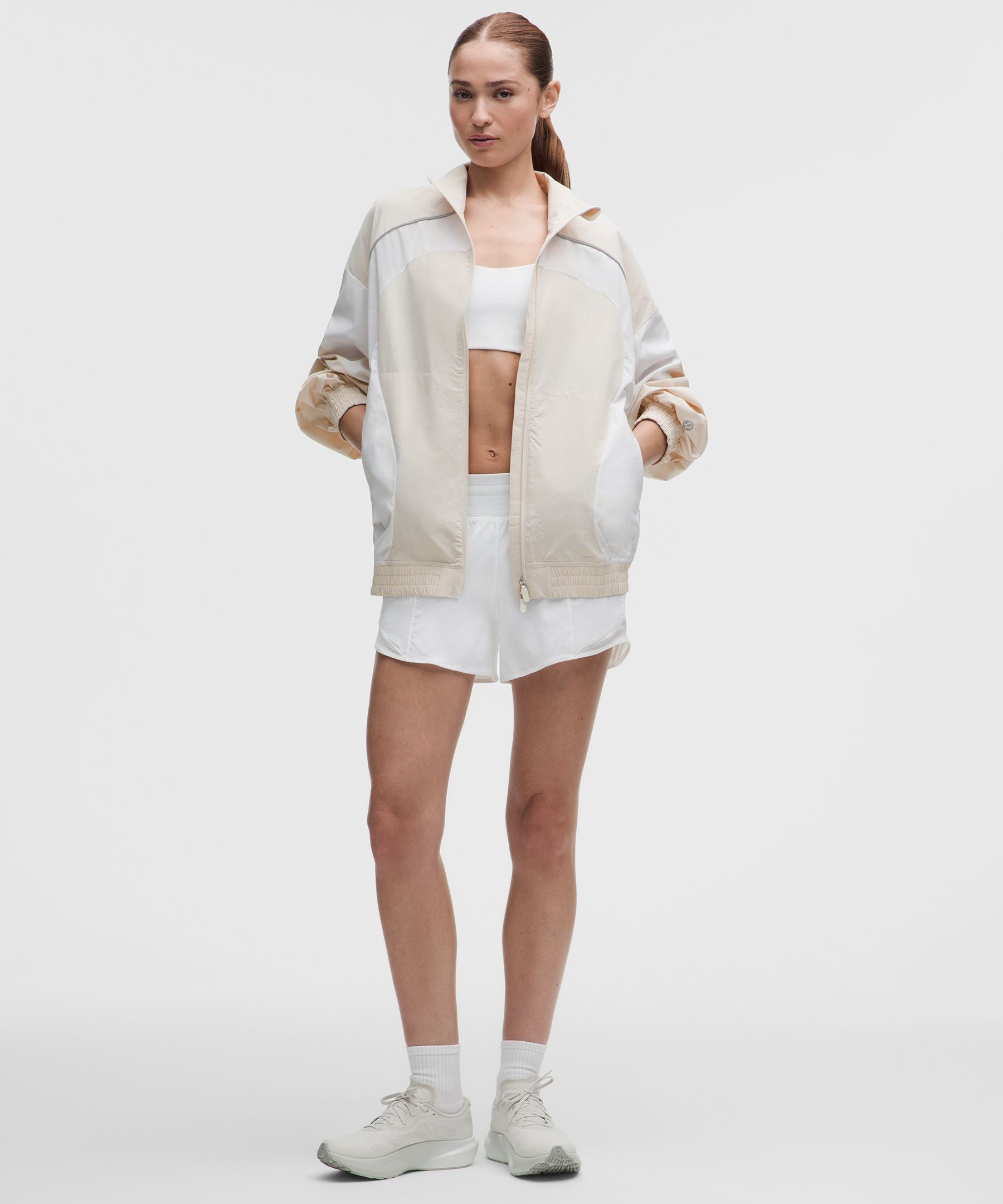 Ventilated Oversized Track Jacket
