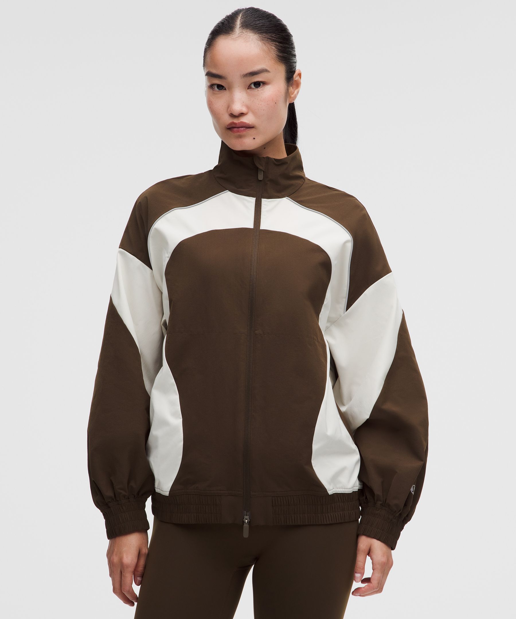 Ventilated Oversized Track Jacket