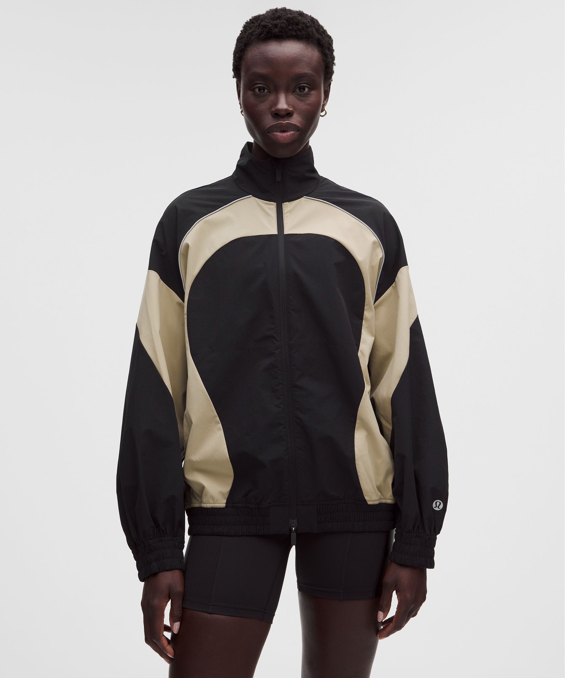 Ventilated Oversized Track Jacket