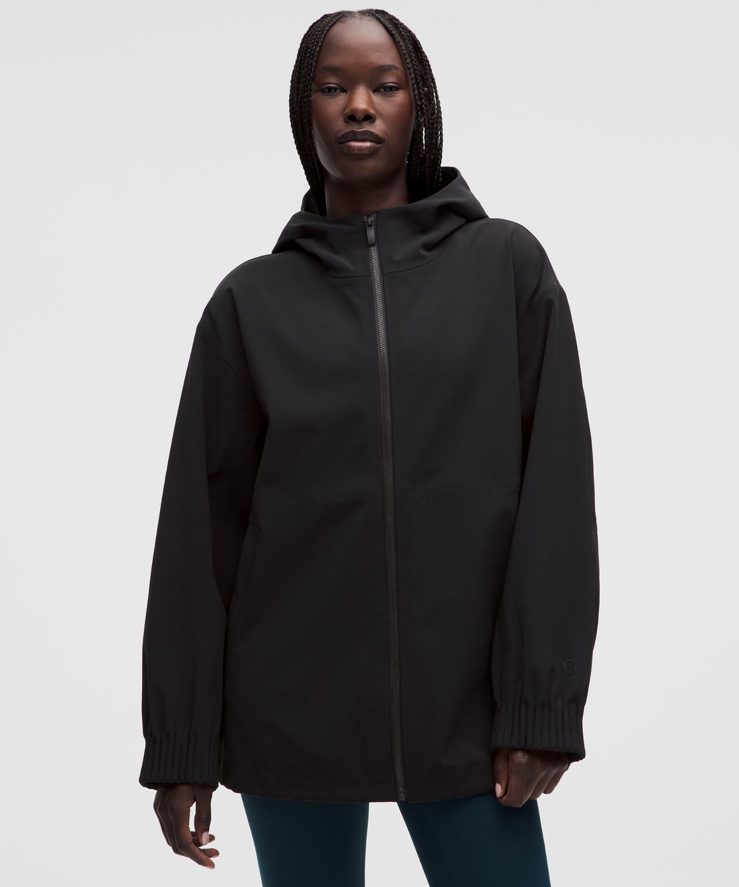 Женское худи Lululemon Cross Chill Casual, цвет: Чёрный — фото 1