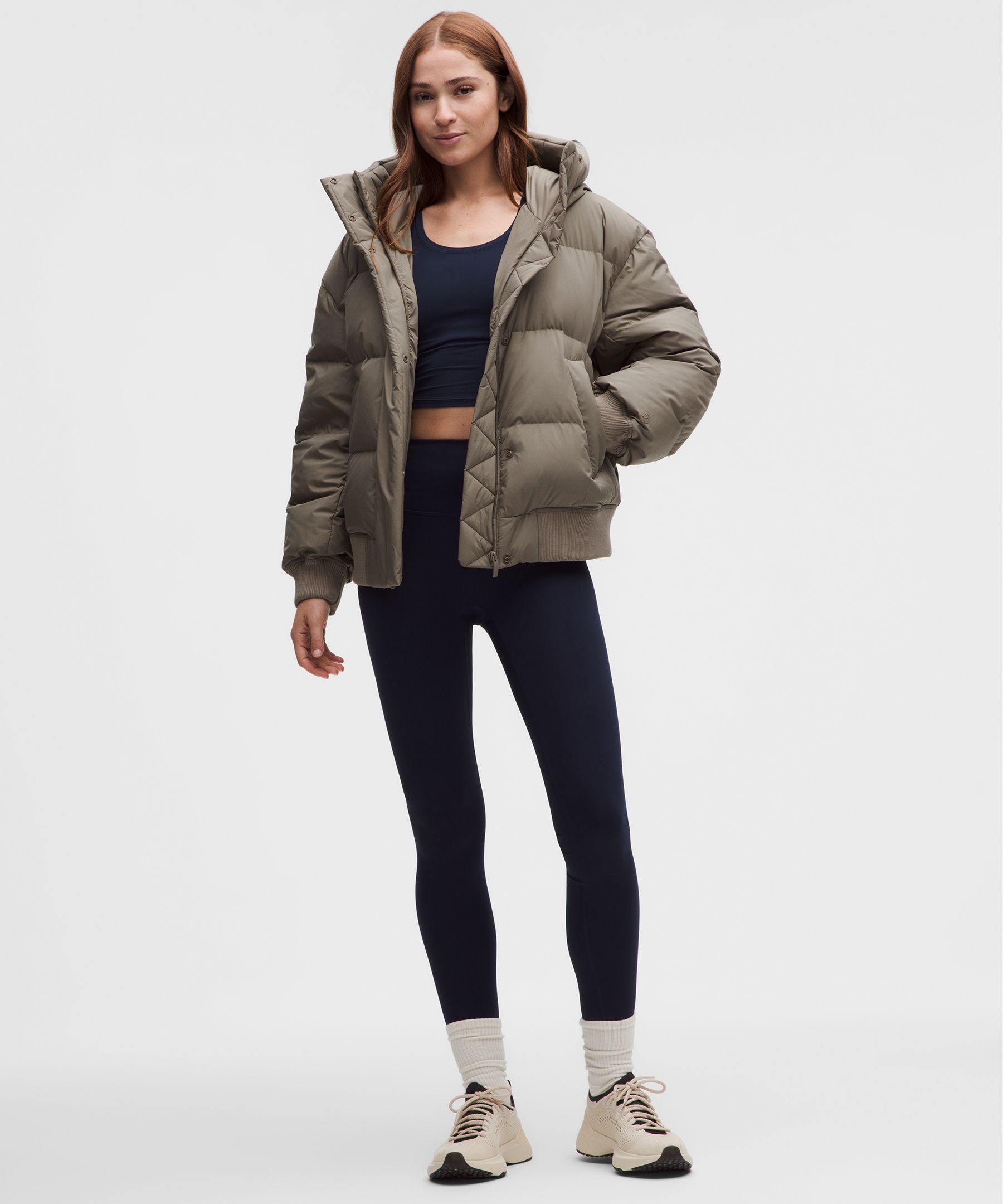 Blouson à capuchon Wunder Puff pour femmes