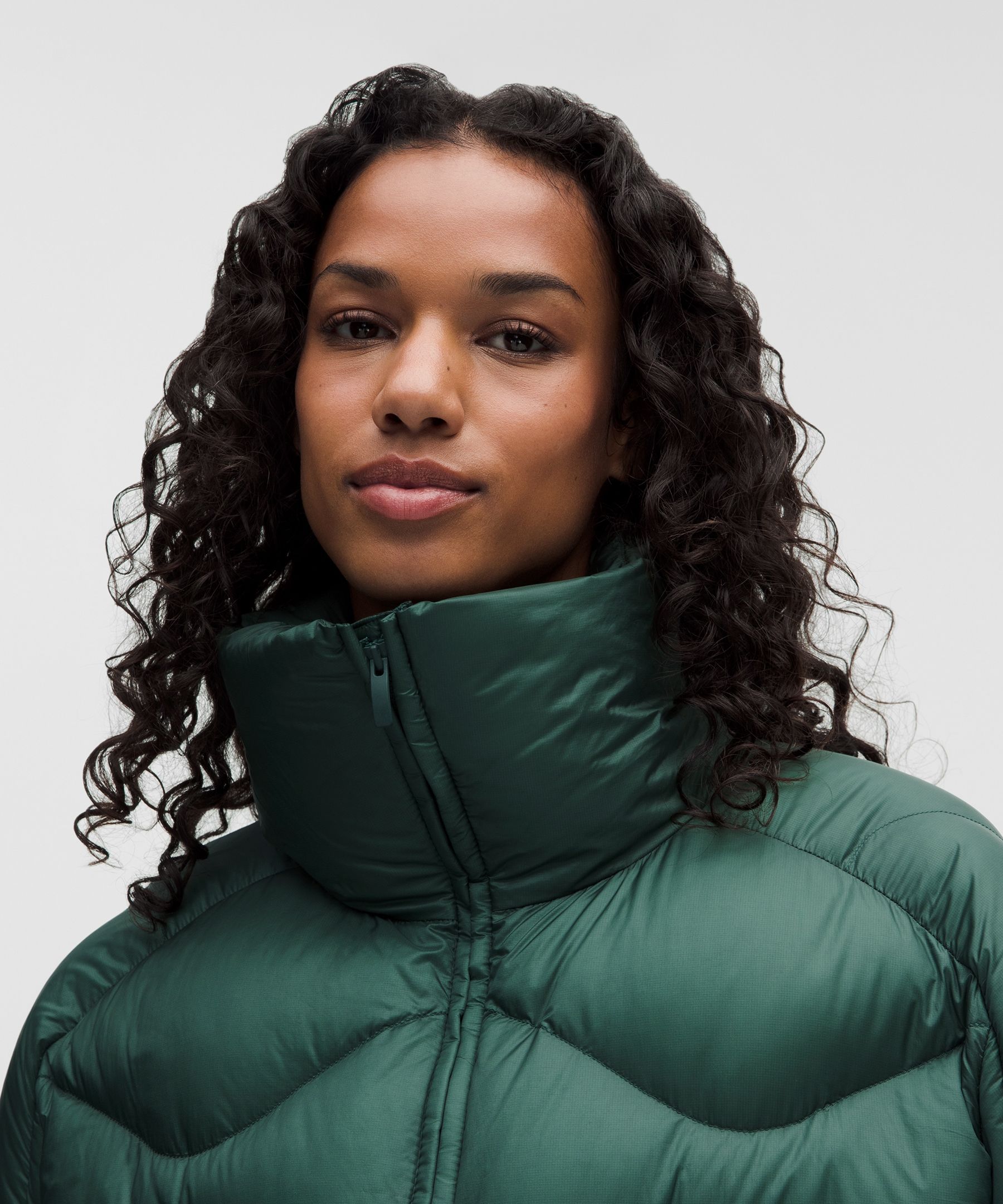 Women's Featherweight Cropped Quilted Puffer - Green