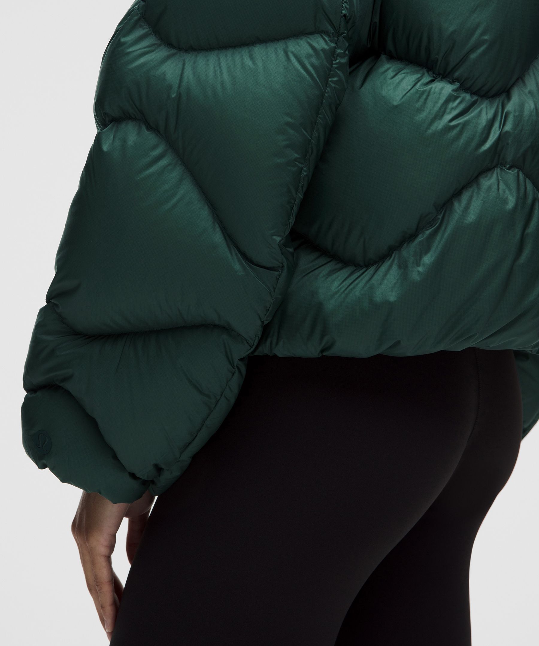 Women's Featherweight Cropped Quilted Puffer - Green