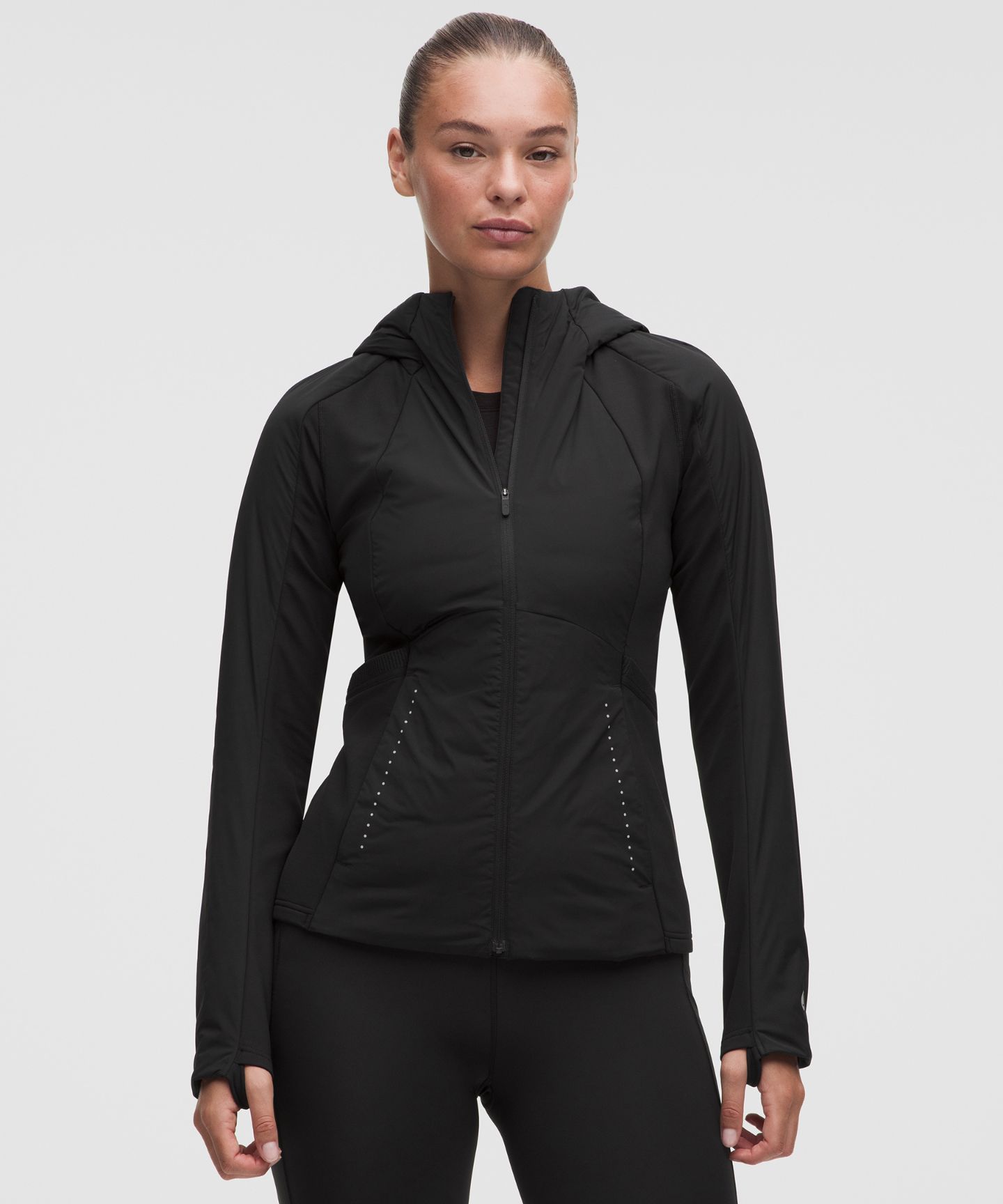 Женская куртка Lululemon Down for It All Running, цвет: Чёрный — фото 1
