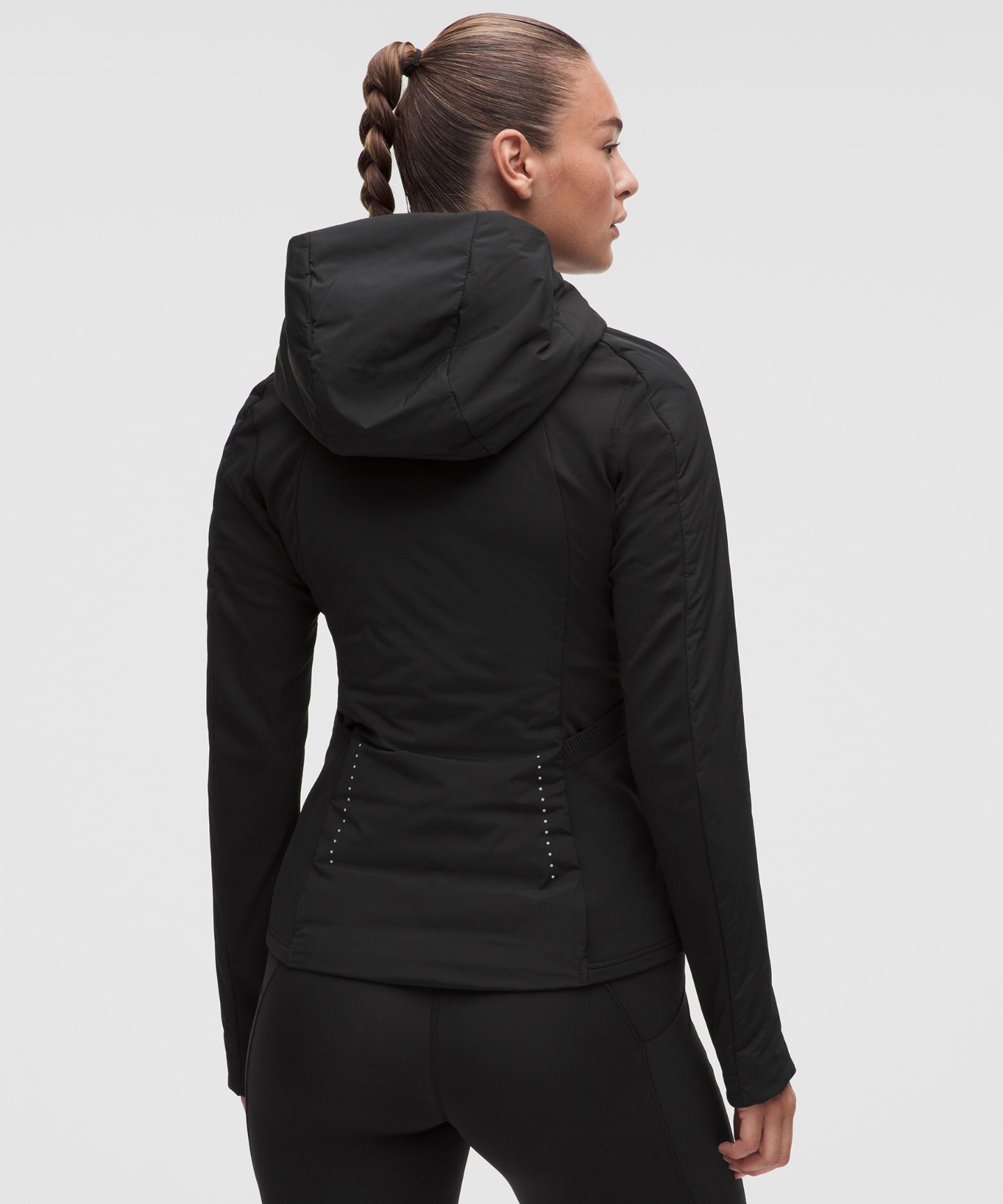 Женская куртка Lululemon Down for It All Running, цвет: Чёрный — фото 3