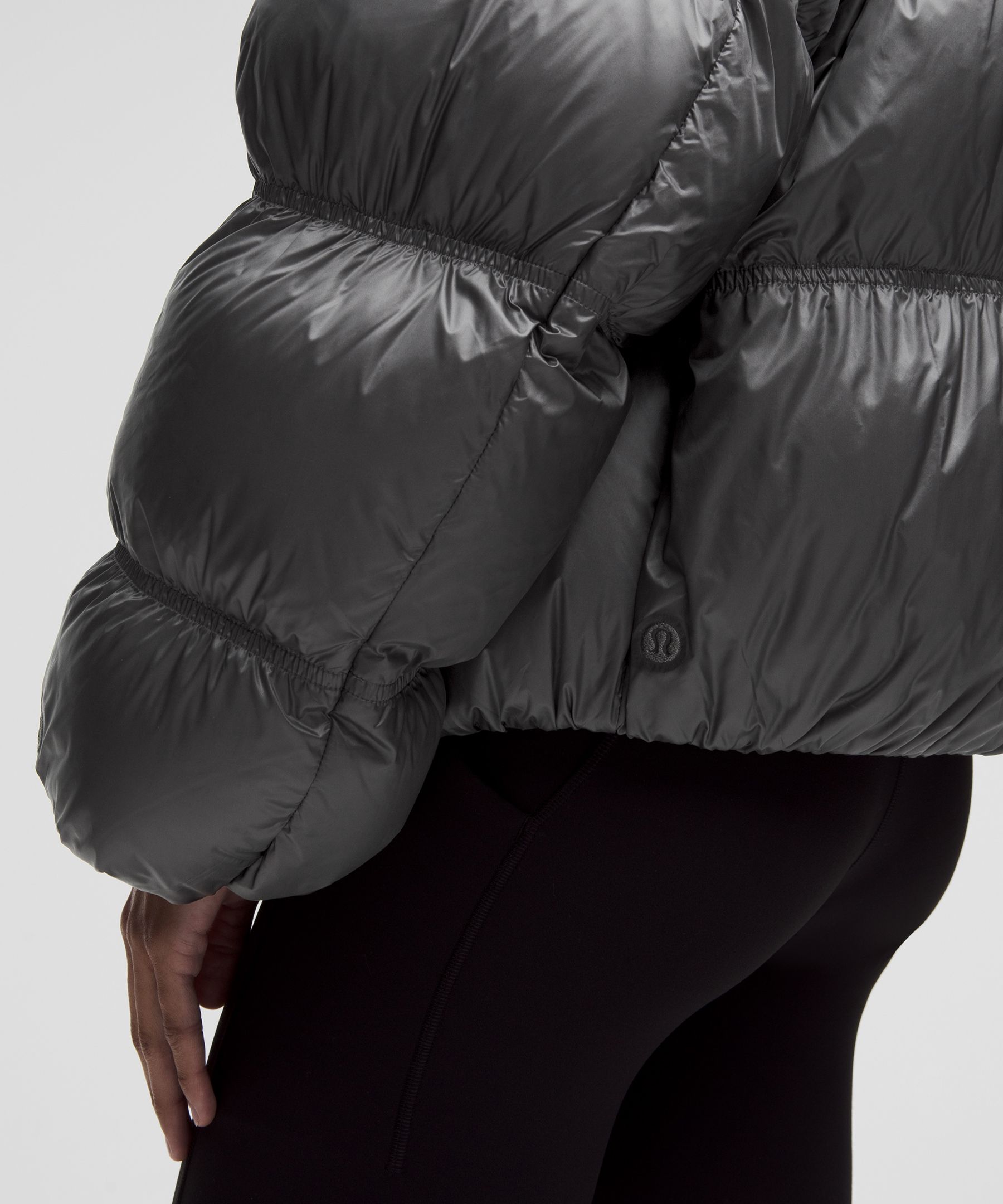 Soft Shine Hooded Down Puffer