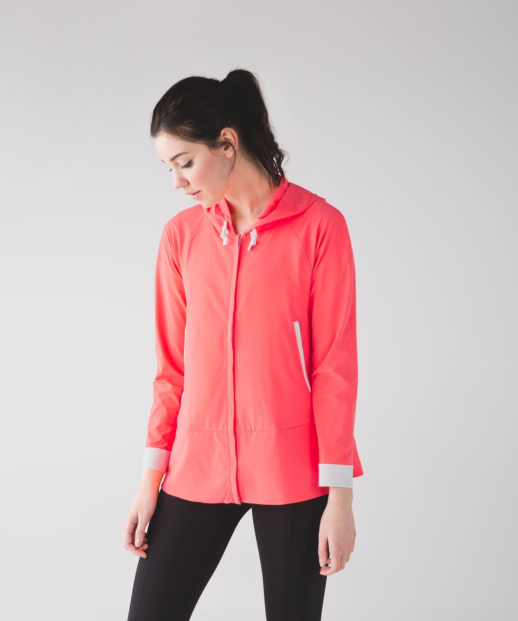 Lululemon Women's Sun Shower Jacket Coral Water Used Size 4 for Sale in  Westminster, CA - OfferUp