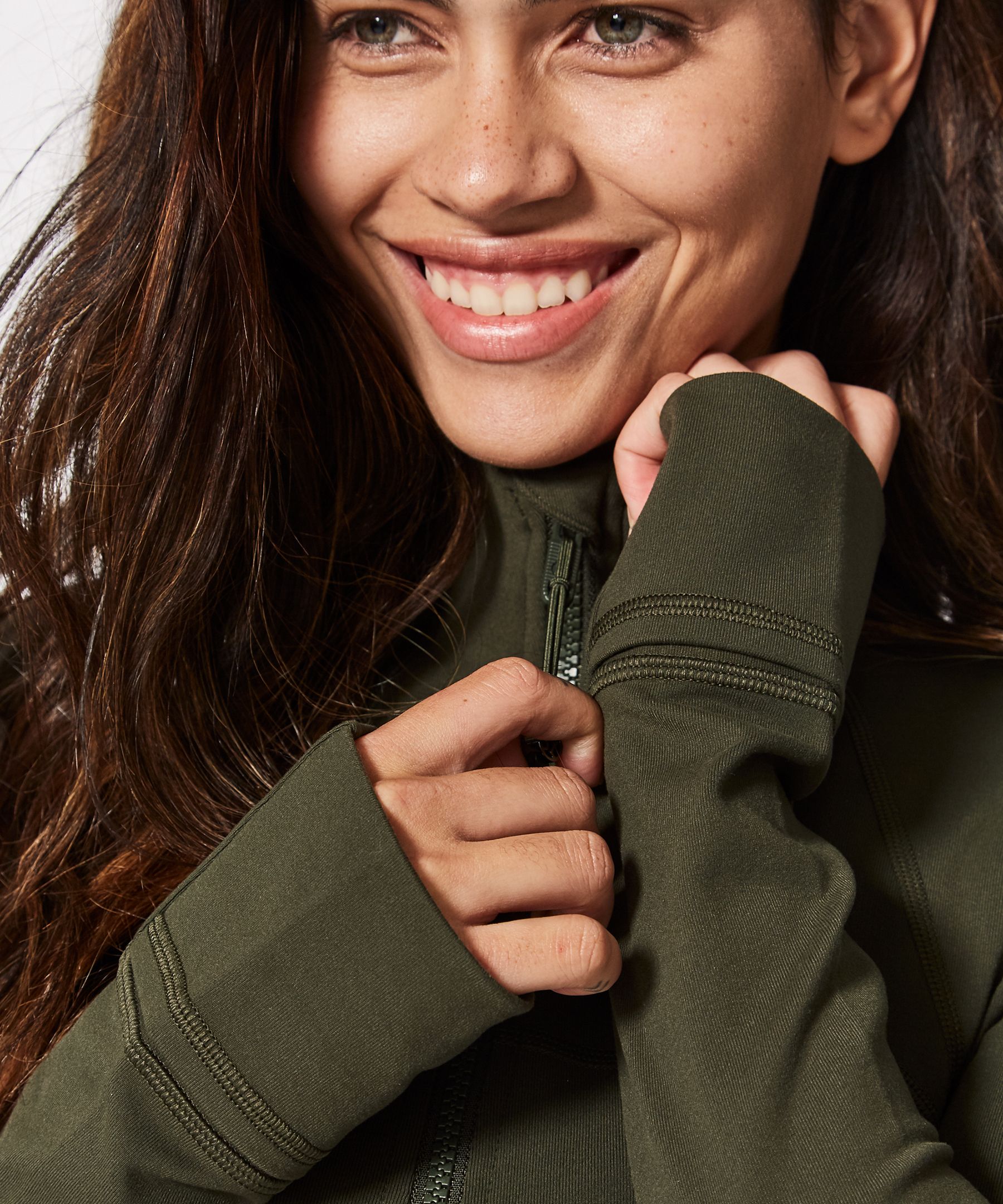 Lululemon Women's Gray Luon Chakra Jacquard Full Zip Define Jacket Siz –  Shop Thrift World
