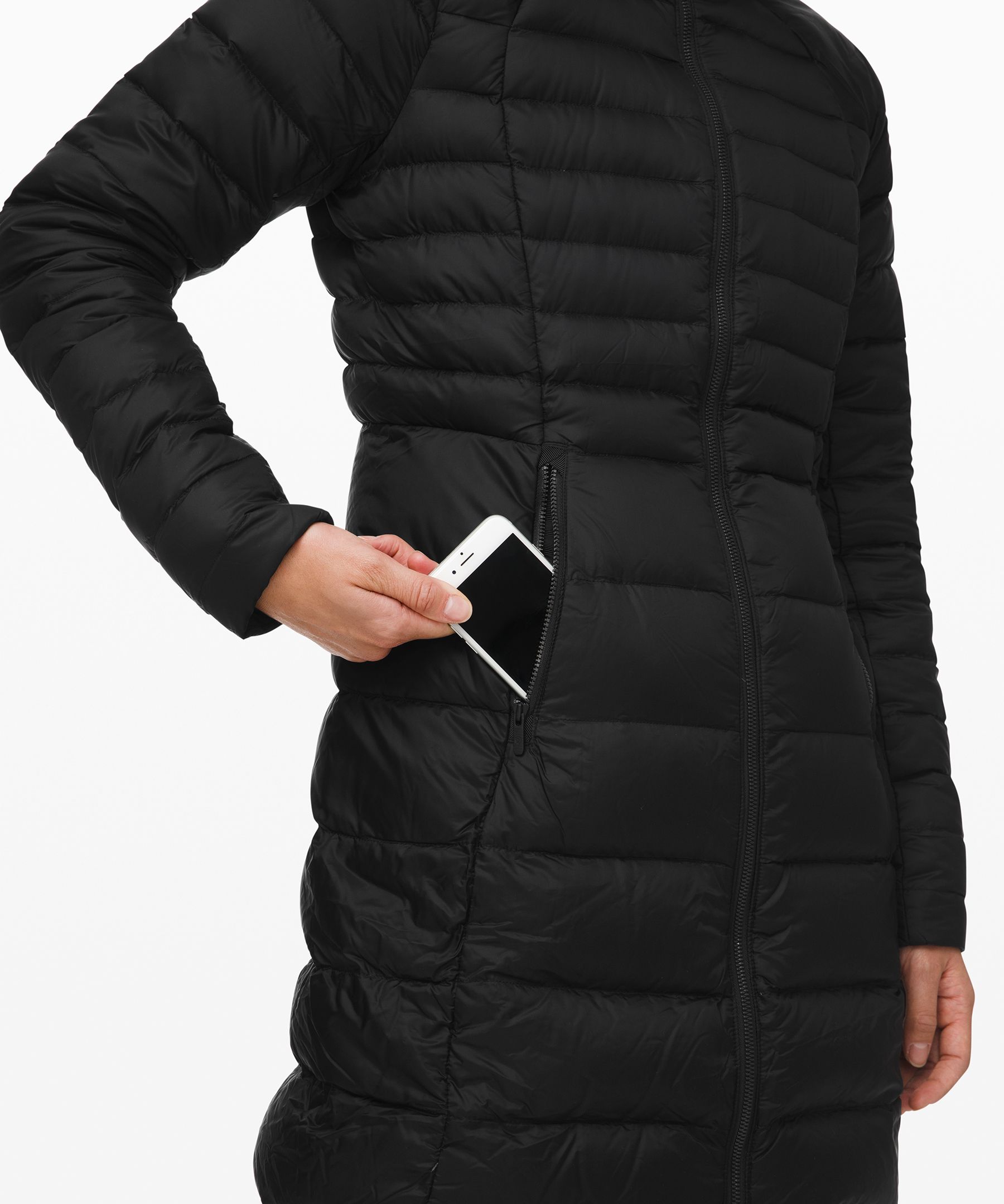 Lululemon Brave The Cold Jacket - Black - lulu fanatics