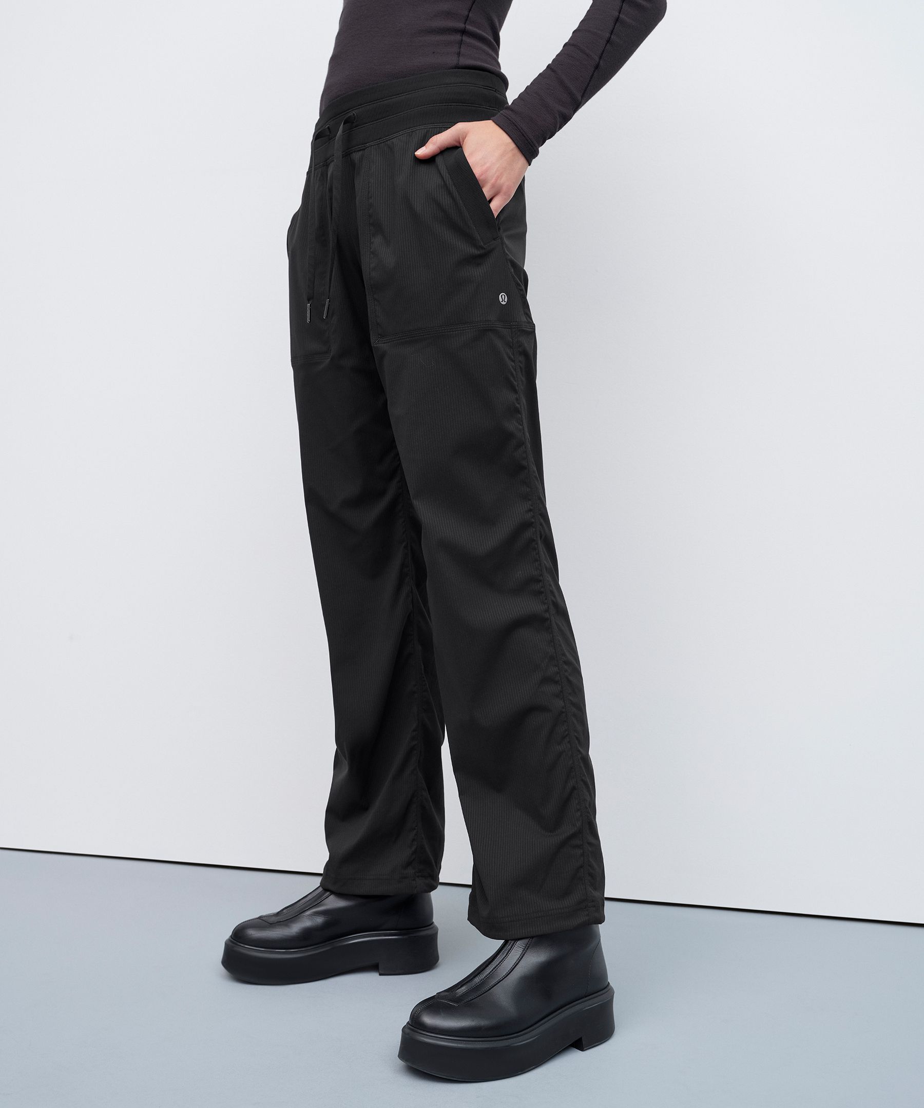 Lululemon Dance Studio Pants 24” Inseam Crop Black Pull On Straight size 4  - $45 - From J