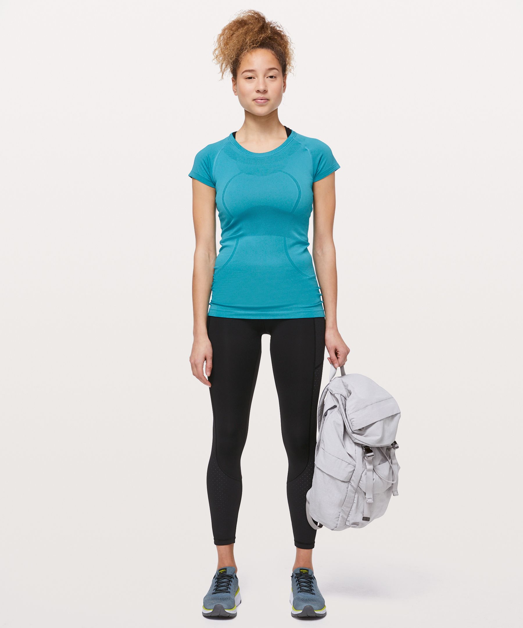 Lululemon Mind Over Miles White Tights, Women's Fashion