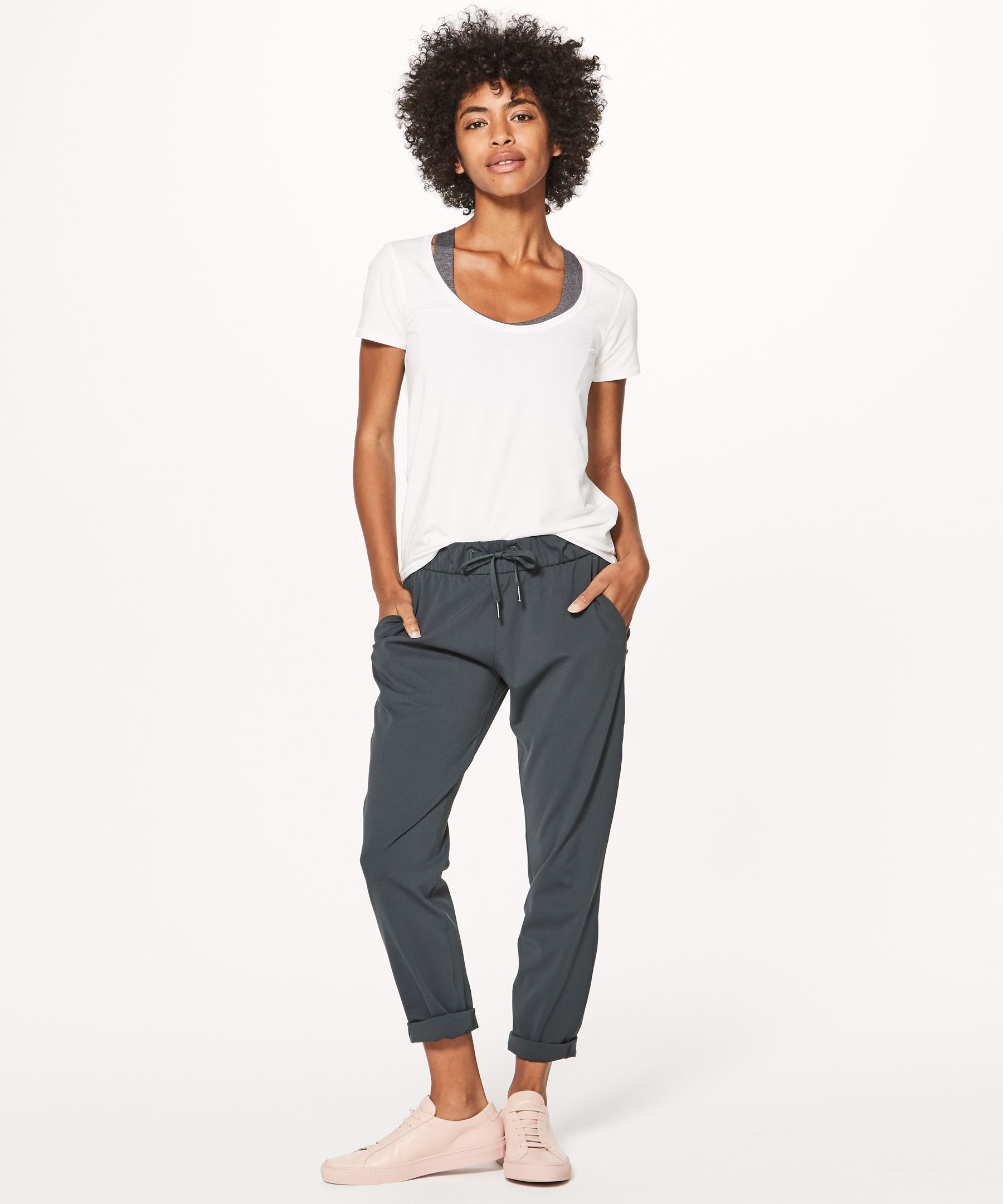 Lululemon On The Fly Pant *28 In Melanite