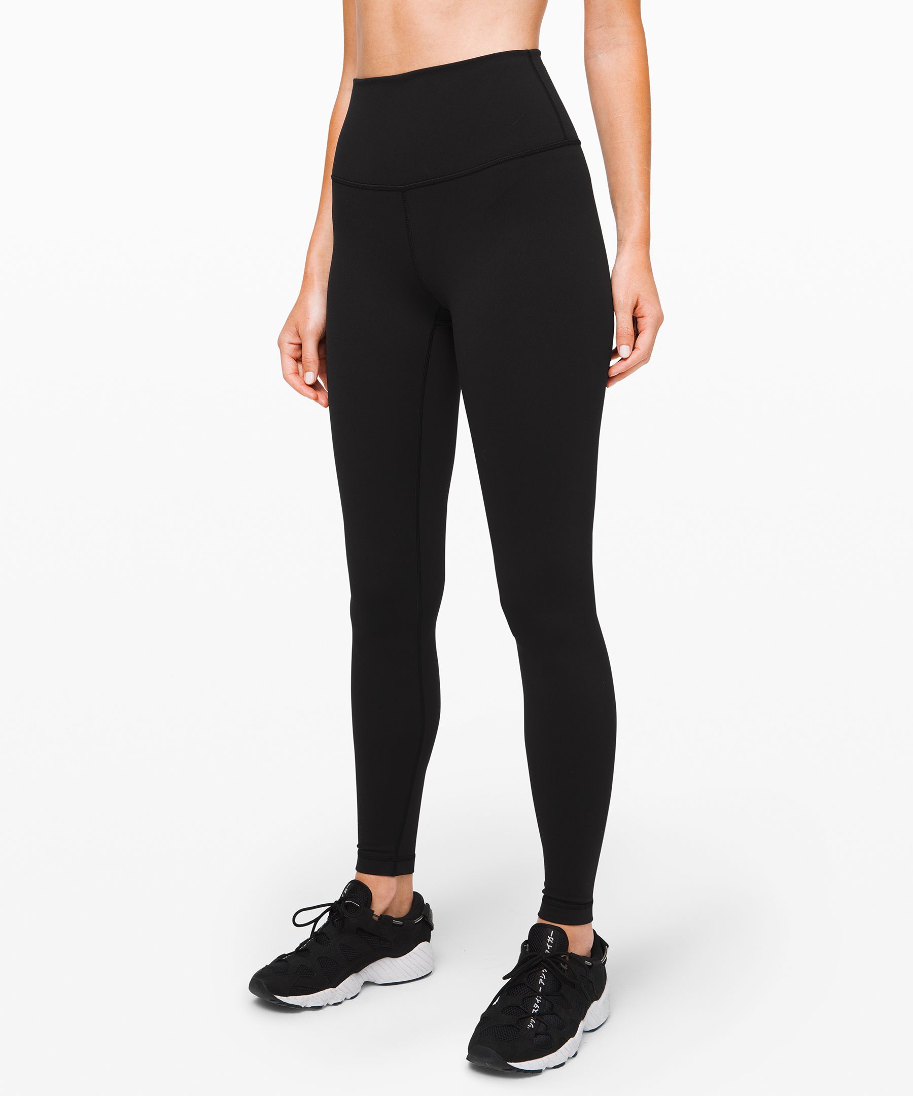 black lululemon tights