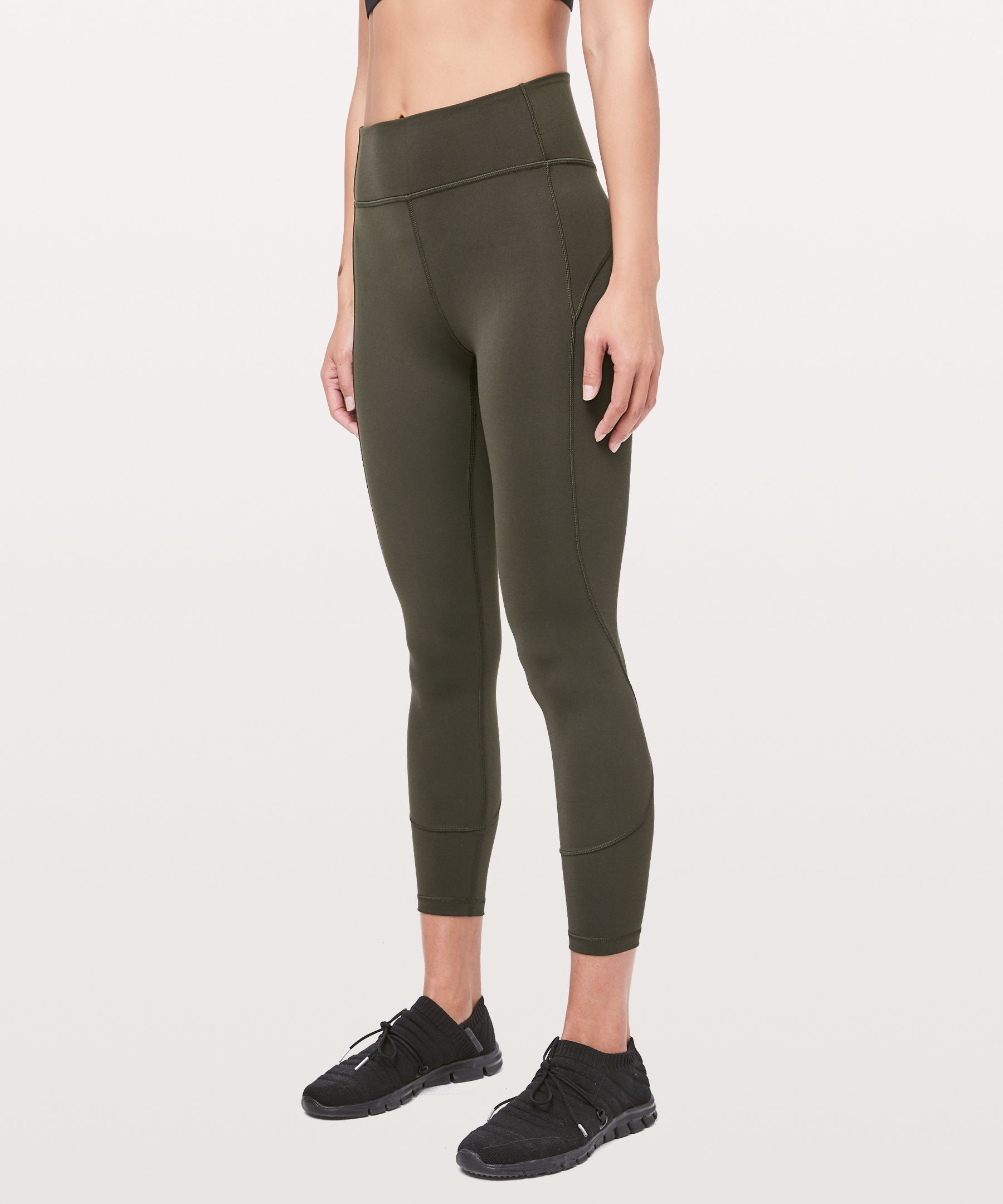 Lululemon In Movement Tight 25" *everlux In Green