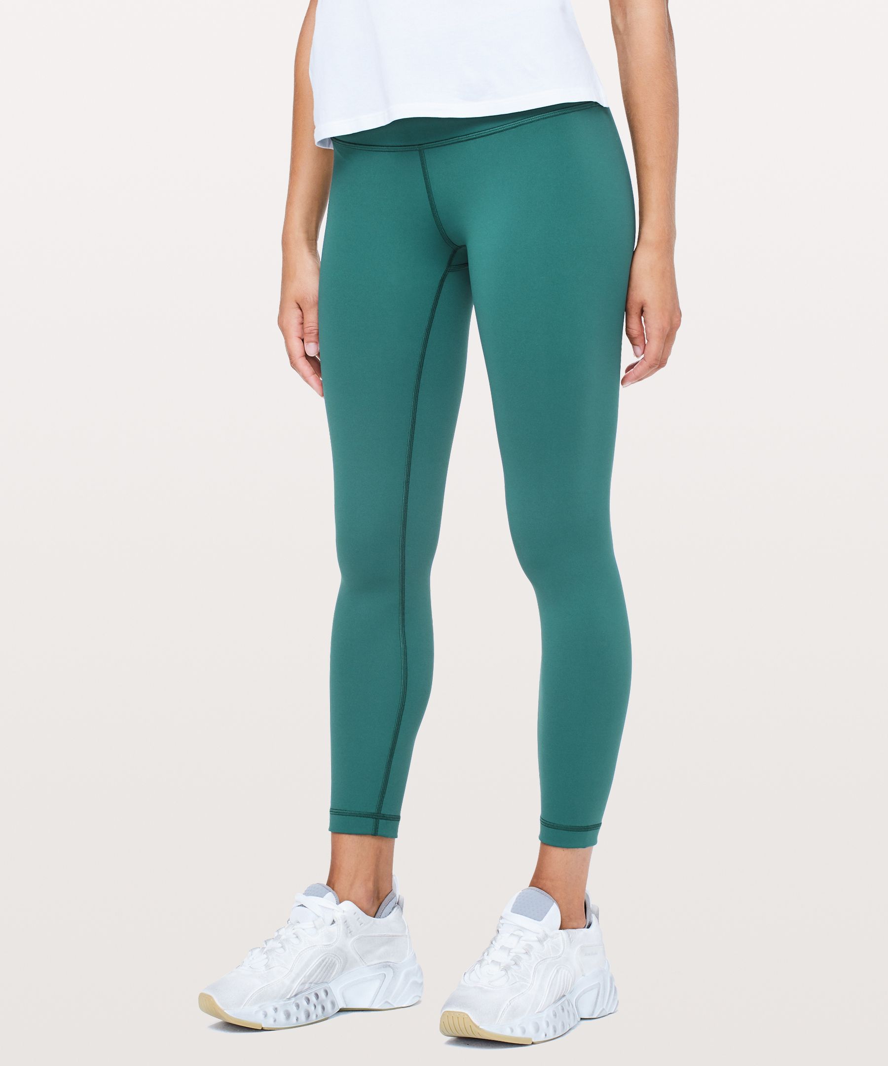 Lululemon Wunder Under High-rise Tight 25" *full-on Luxtreme In Green Jasper