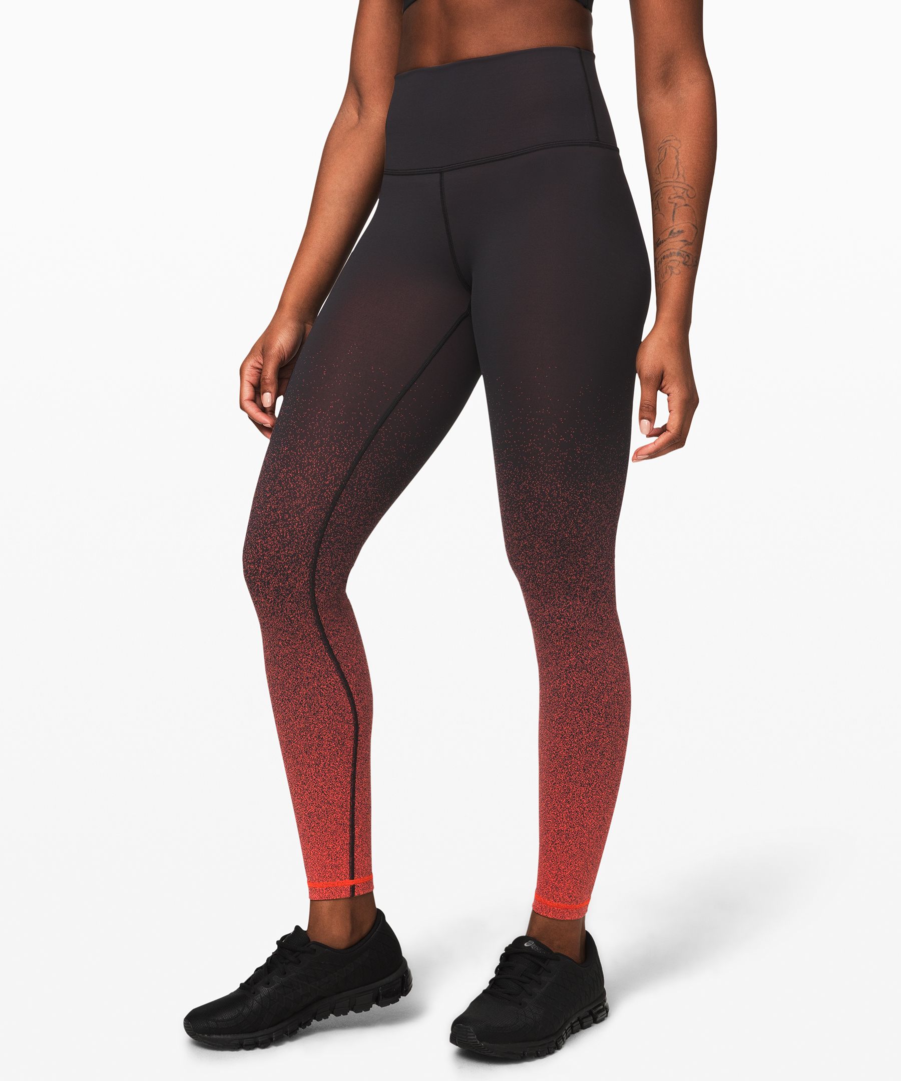 Lululemon Wunder Under High-rise Tight (ombre Speckle) *full-on Luon 28 In Ombre  Speckle Stop Jacquard Wuhr Black