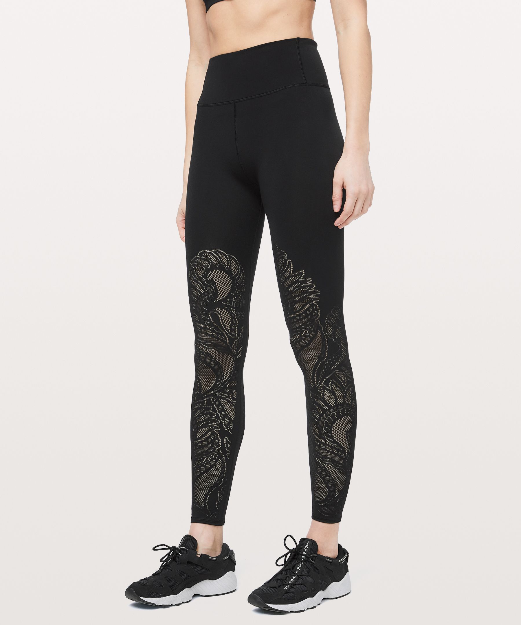 Lululemon Reveal 7/8 Tight - Black - lulu fanatics