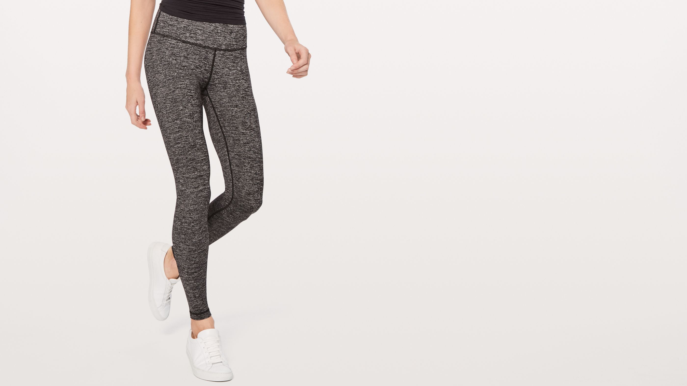 lululemon white and grey leggings