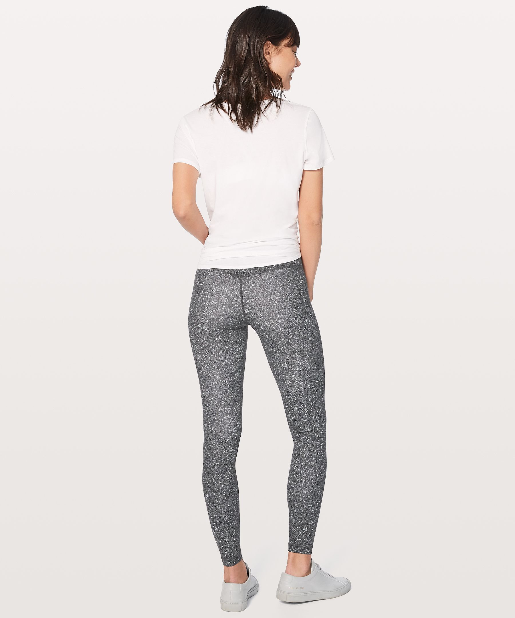 black and white lululemon leggings