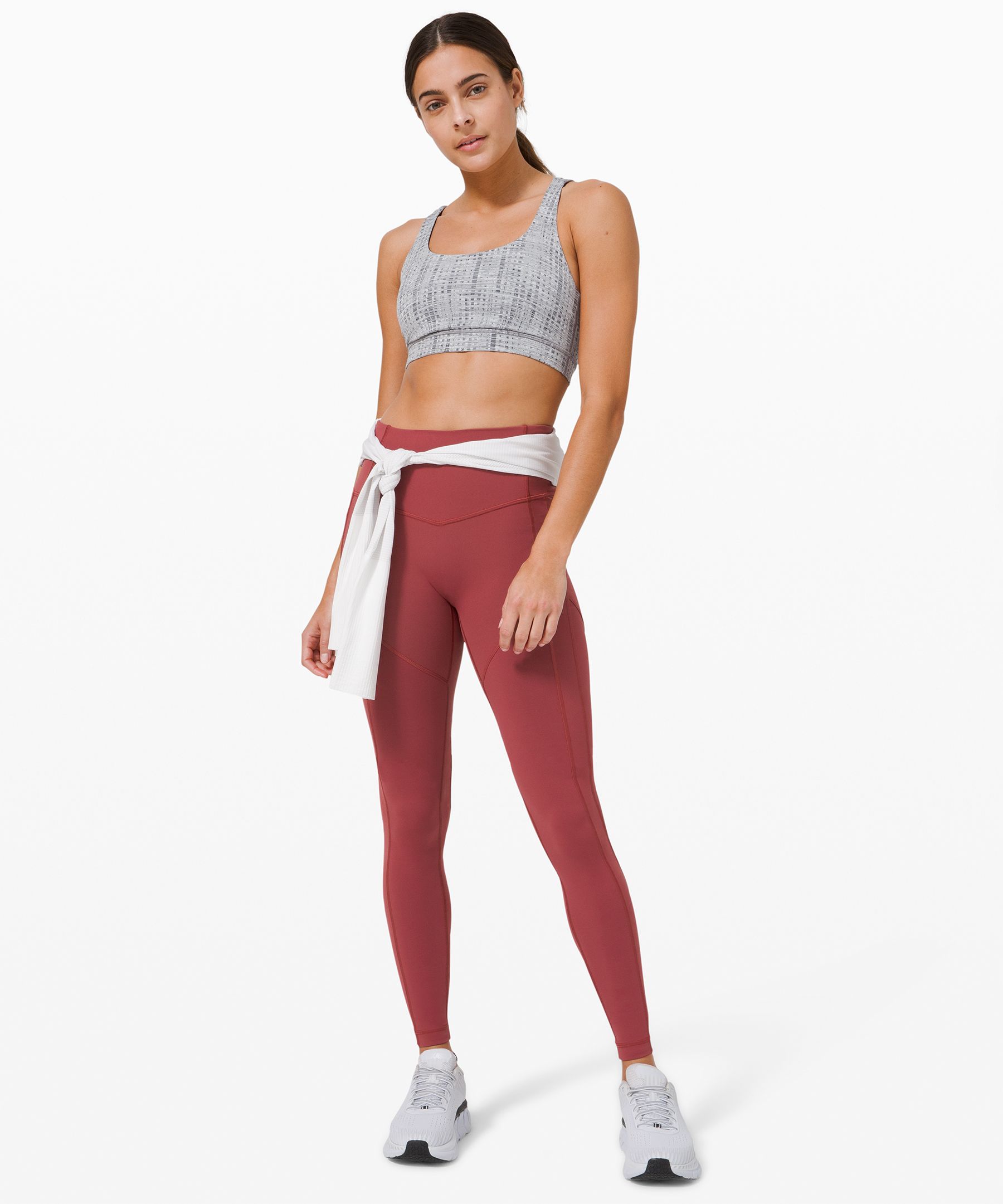 Side-panelled brushed jersey legging, I.FIV5, Running Bottoms