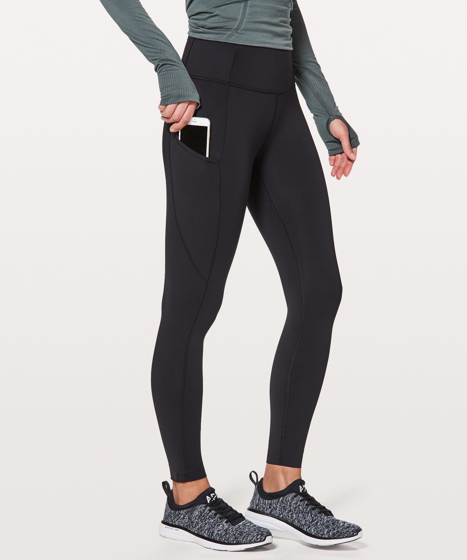 NWT Lululemon Fast Free Tight 25 Non-Reflective Nulux Black BLK sz 4