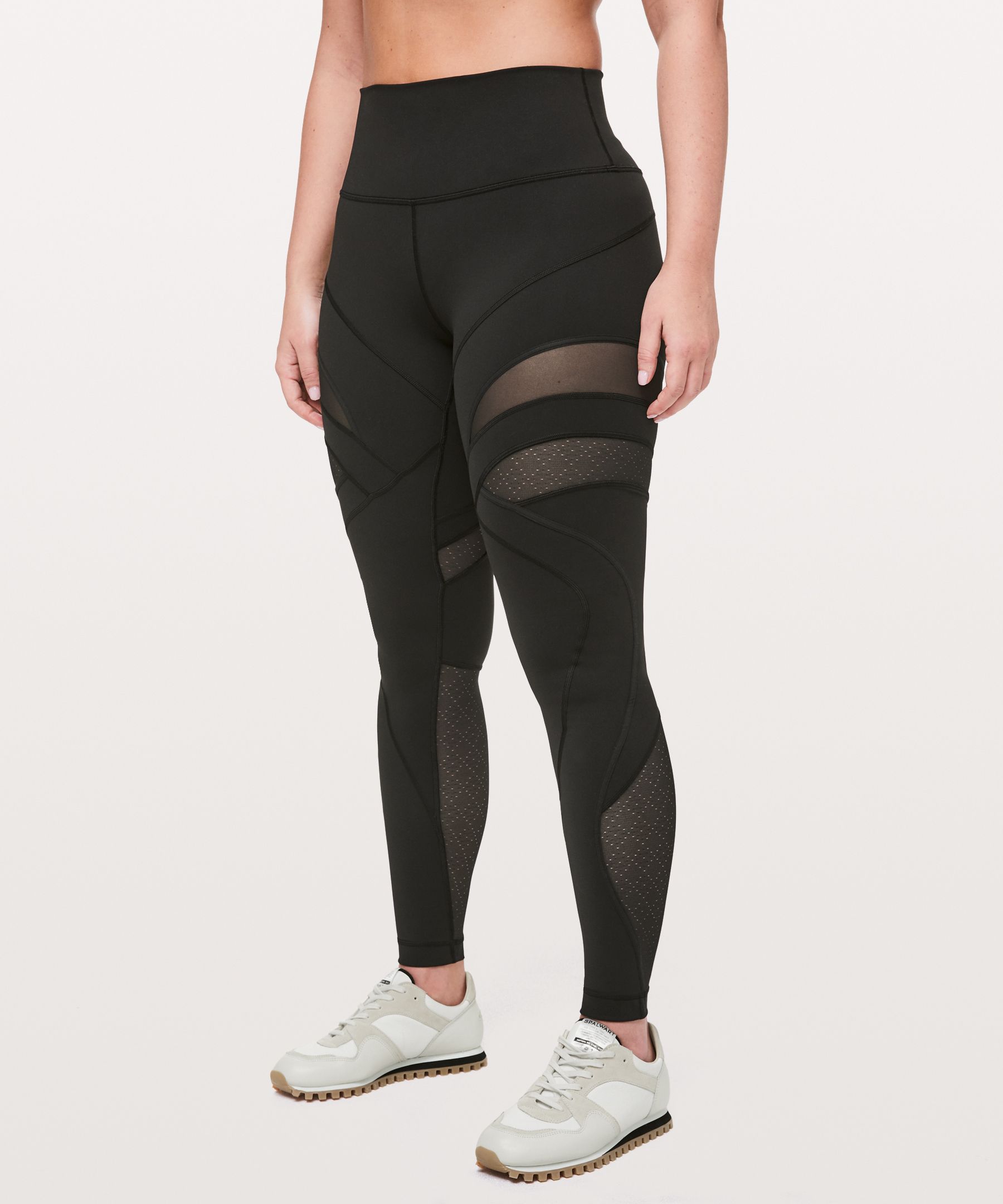 lululemon wunder under mesh leggings