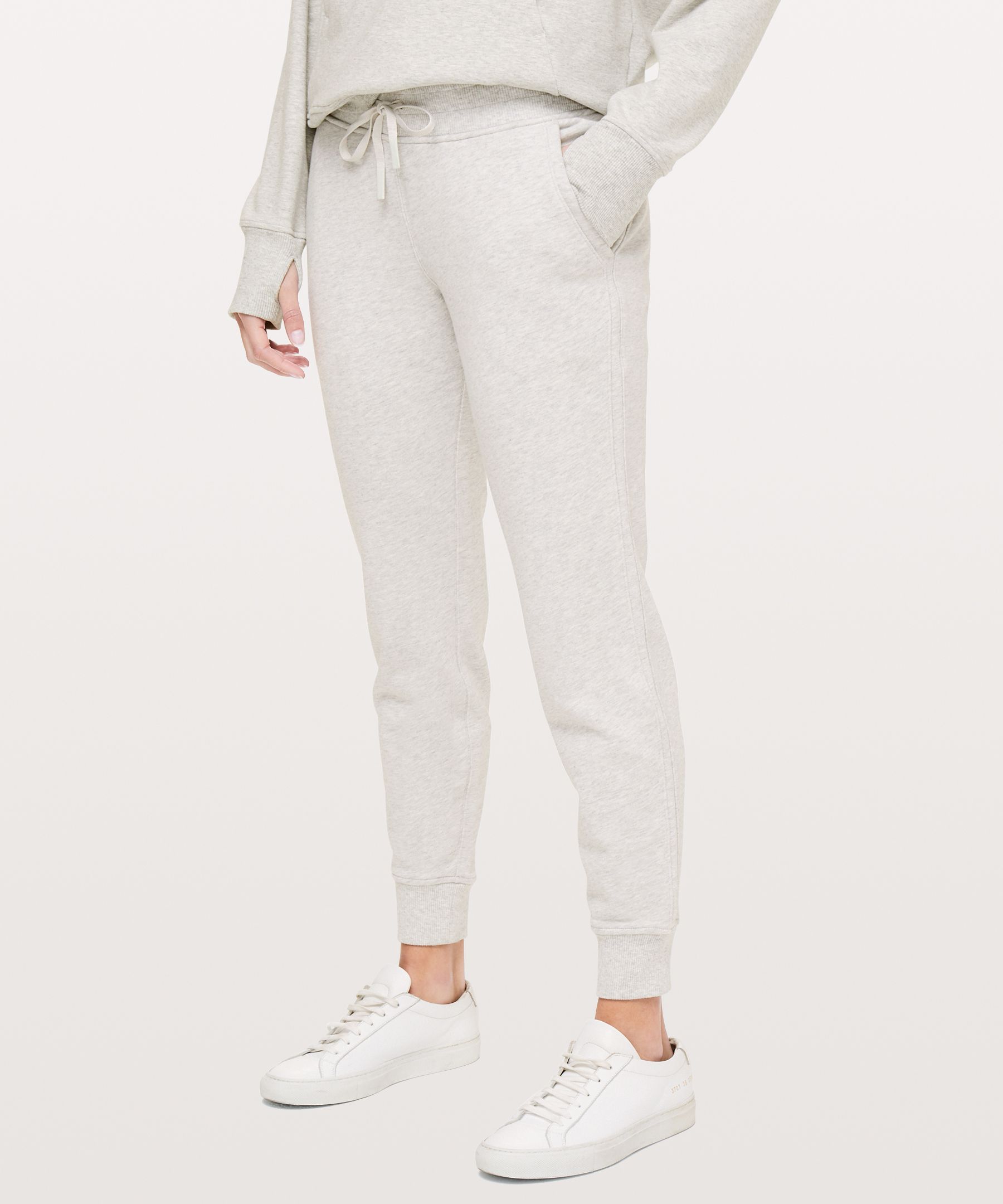 Lululemon Warm Down Jogger Ii In Heathered Core Medium Grey