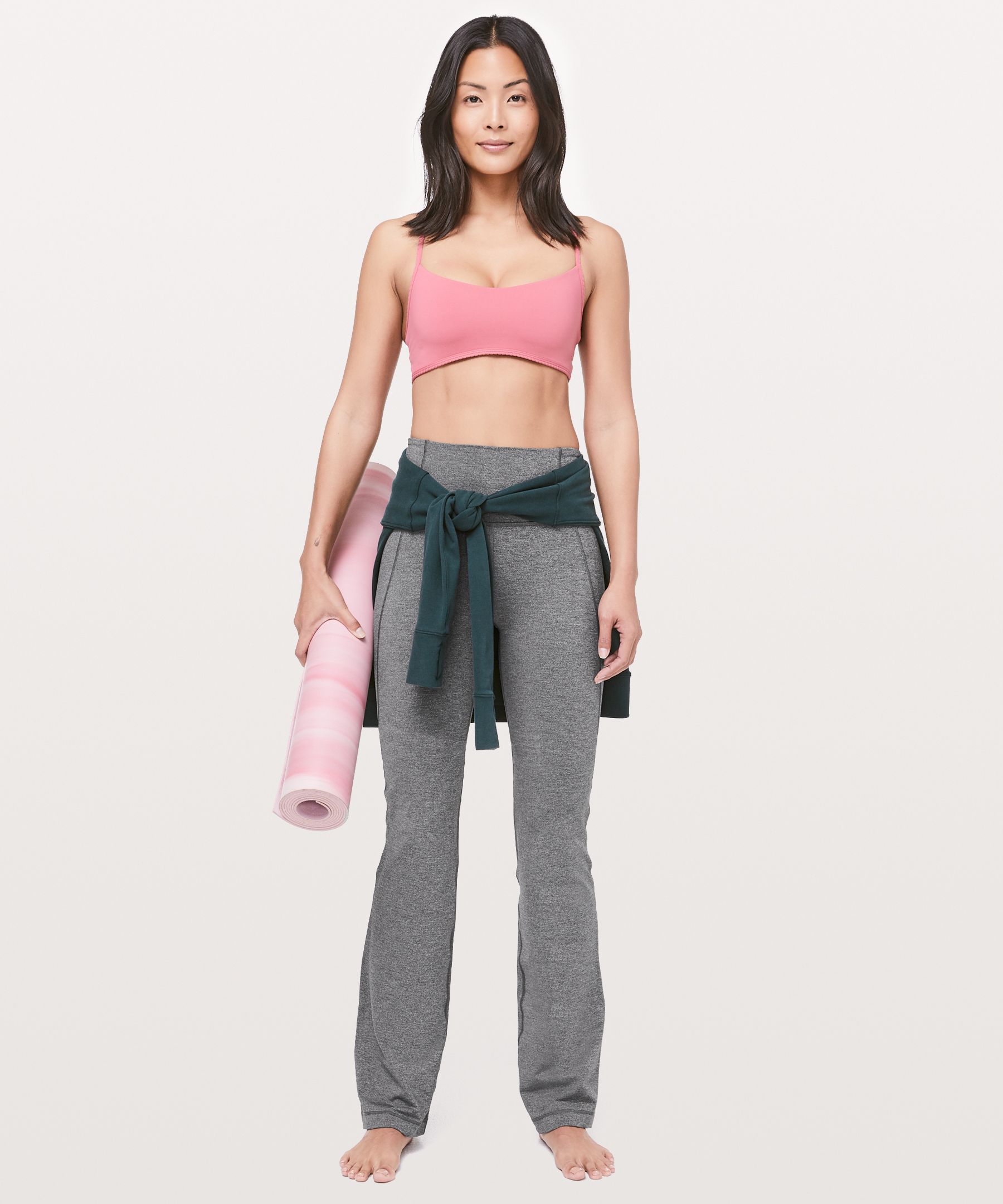 Lululemon Groove Pant Bootcut 32 *online Only Full-on Luxtreme In Grey  Sage