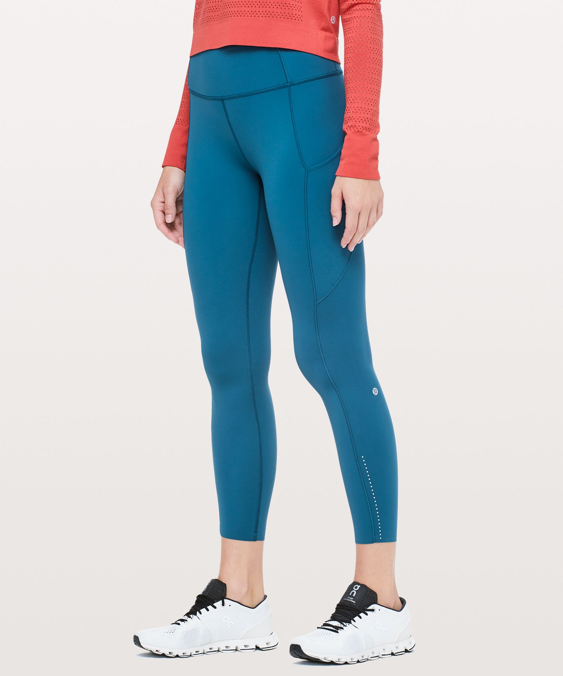 Lululemon Fast And Free Tight Ii 25 In Blue