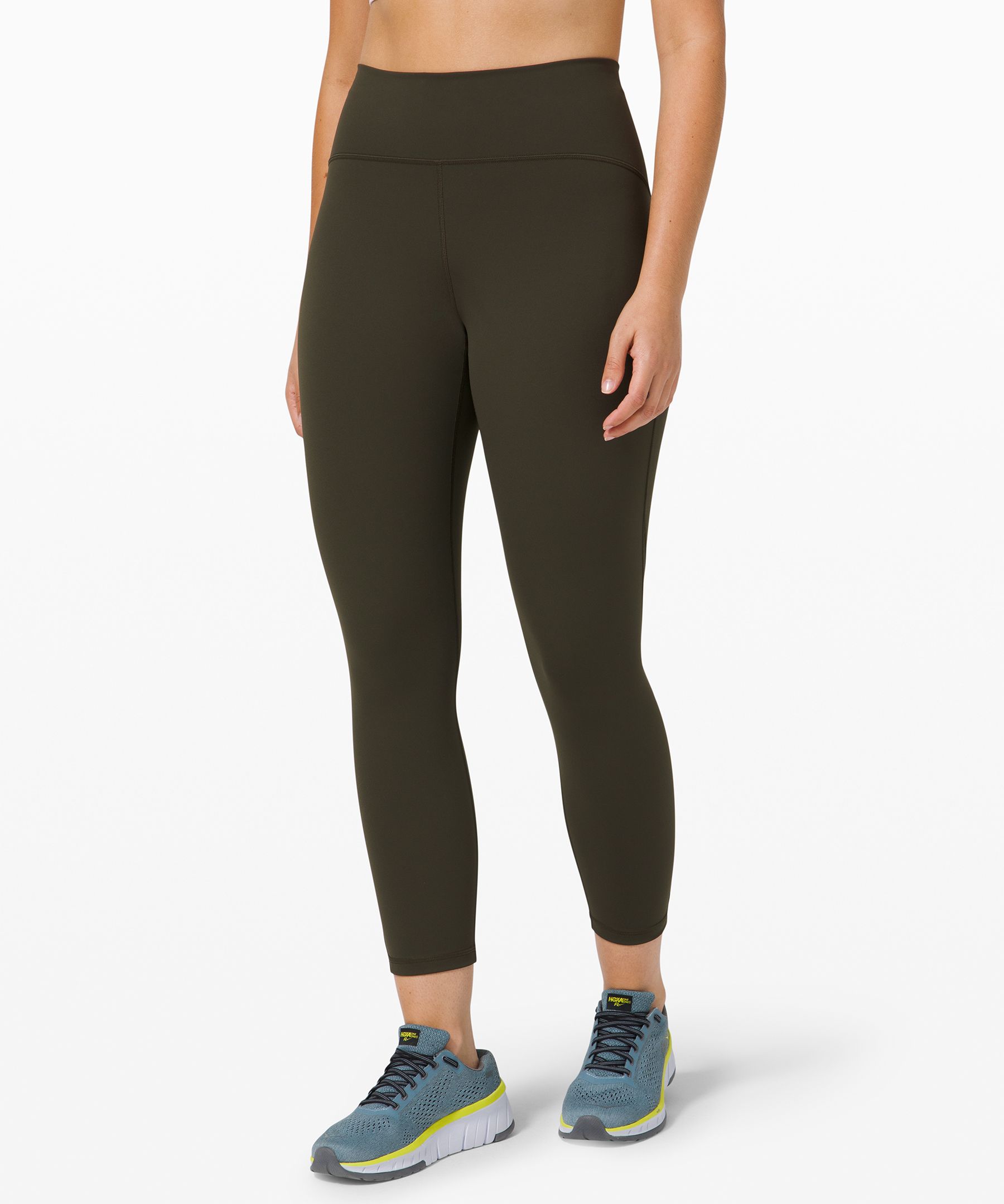 Lululemon Train Times Pant 25" *online Only In Dark Olive