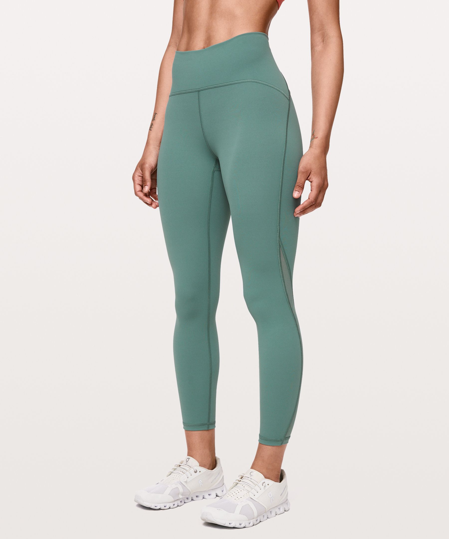 Lululemon Train Times Pant 25 *online Only In Wee Are From Space Nimbus  Battleship/ice