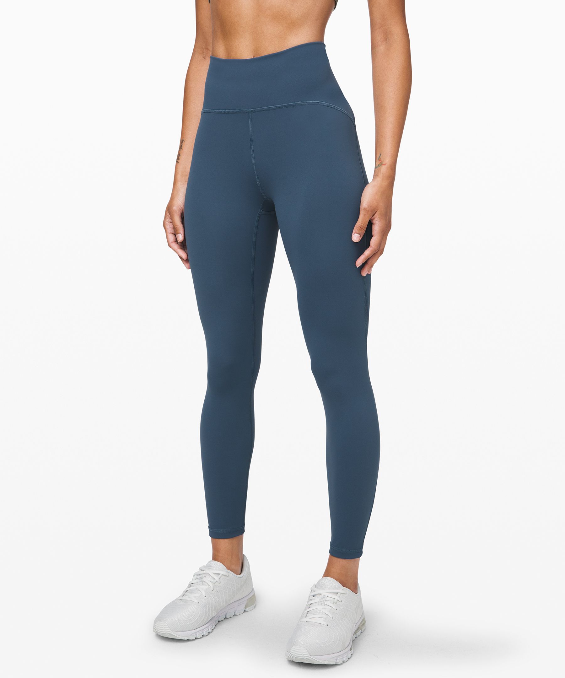 Lululemon Train Times Pant 25" *online Only In Code Blue