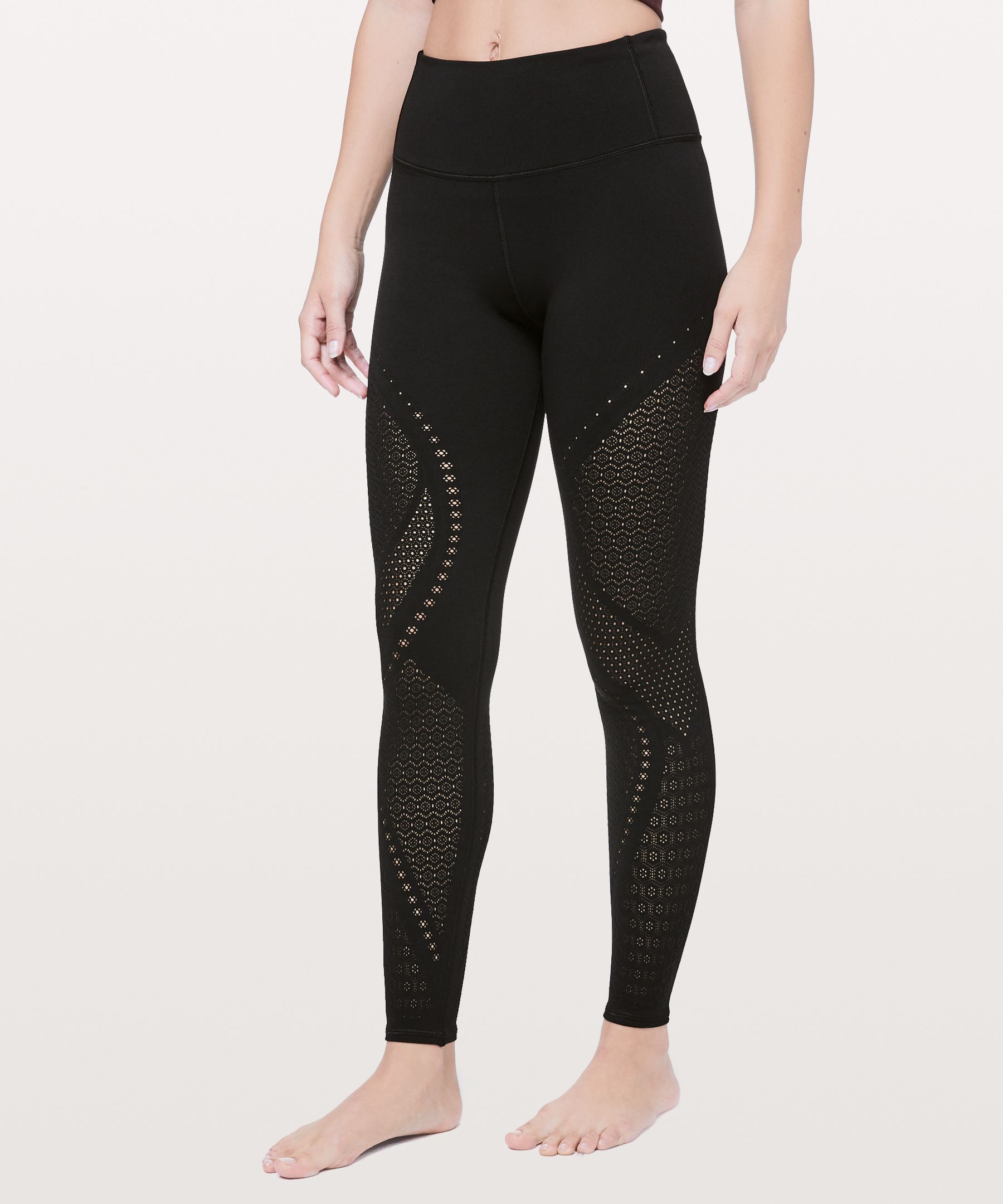 Lululemon Reveal Tight 28 *mindful Motion In Deep Ruby