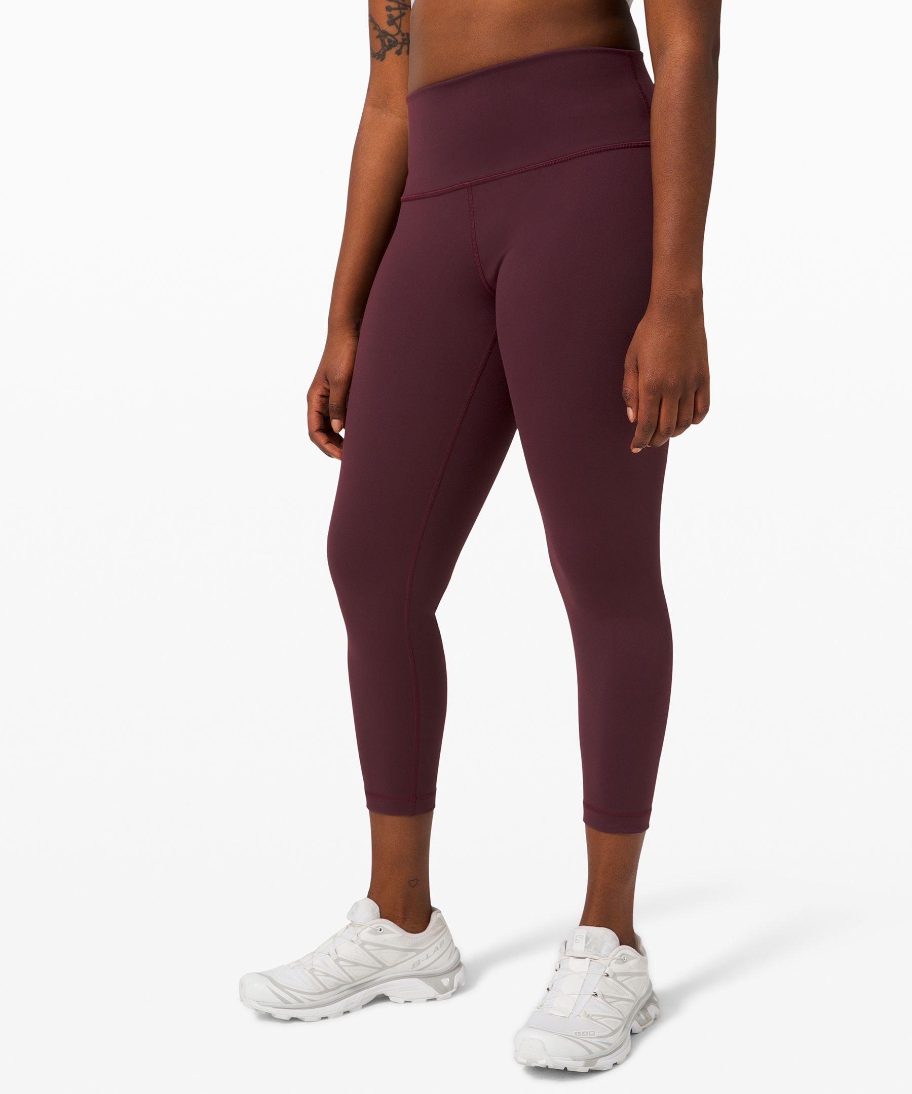 Lululemon Wunder Under High-rise Tight 25 *full-on Luon In Cassis