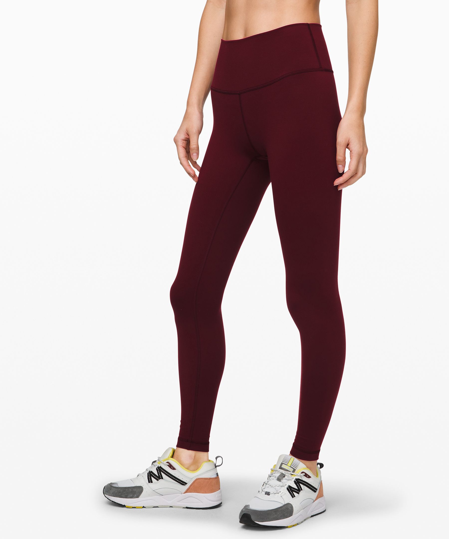 Lululemon Wunder Under High-rise Tight 28" *full-on Luon In Garnet