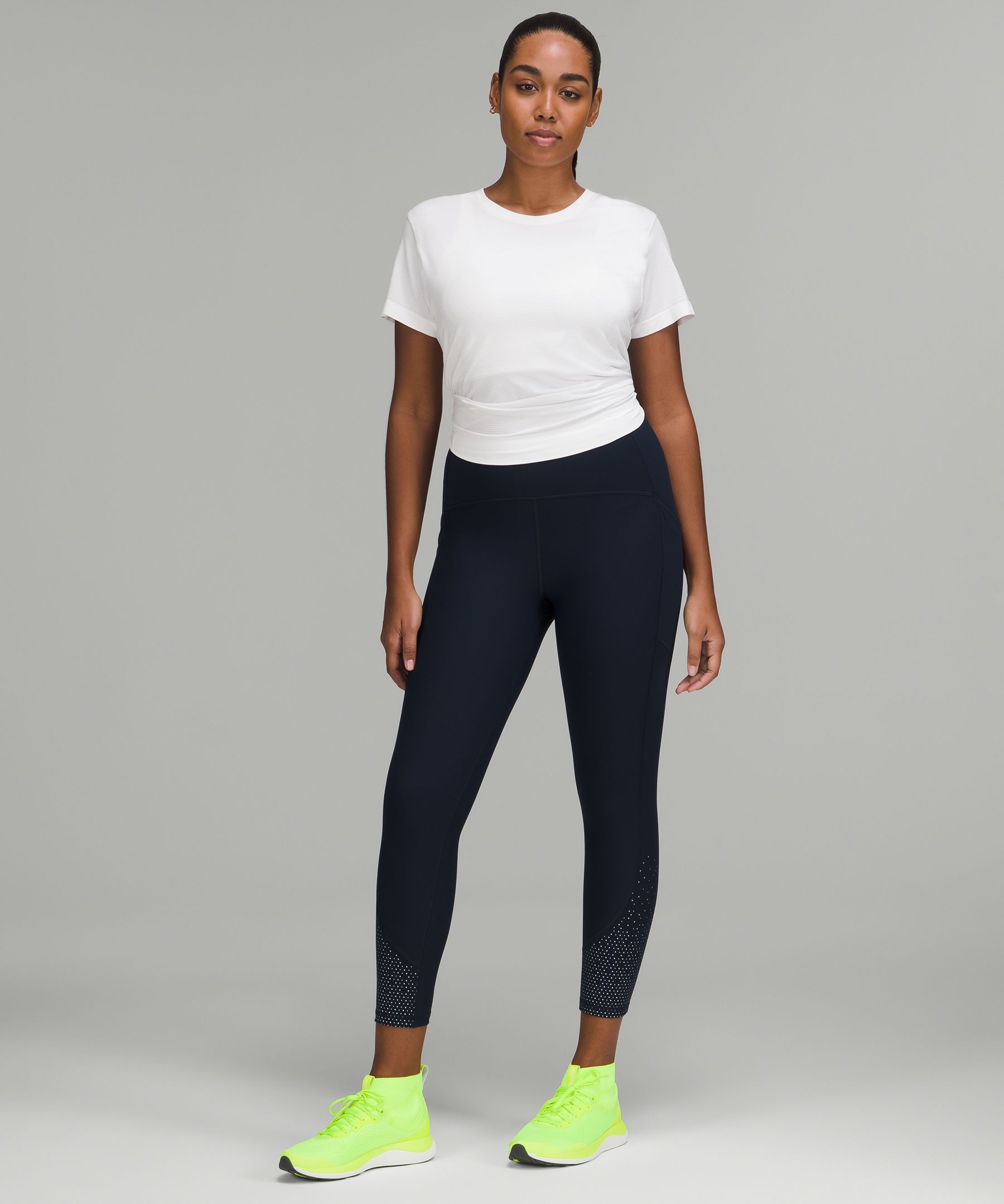 Lululemon Tight Stuff Tight (Reflective) - Black / Night Fall