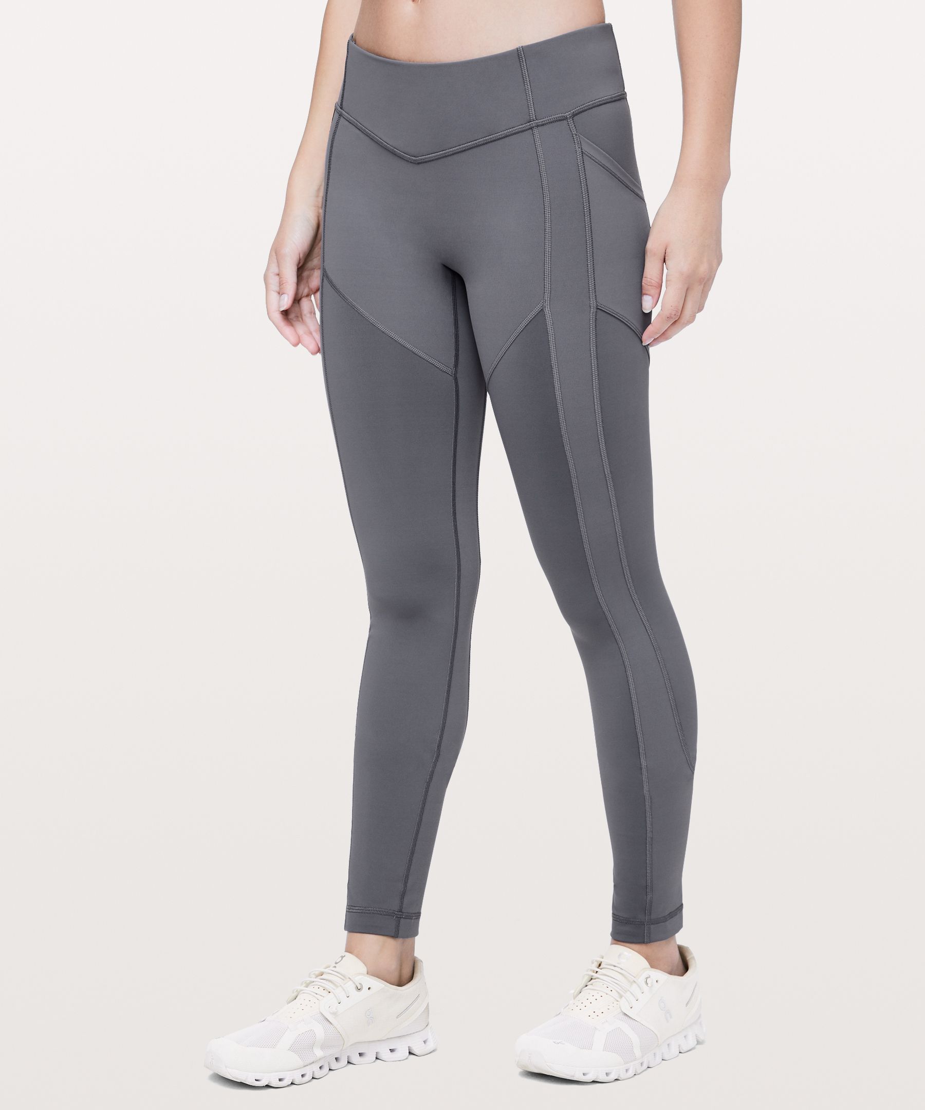 Lululemon All The Right Places Low-rise Pant Ii 28" In Titanium