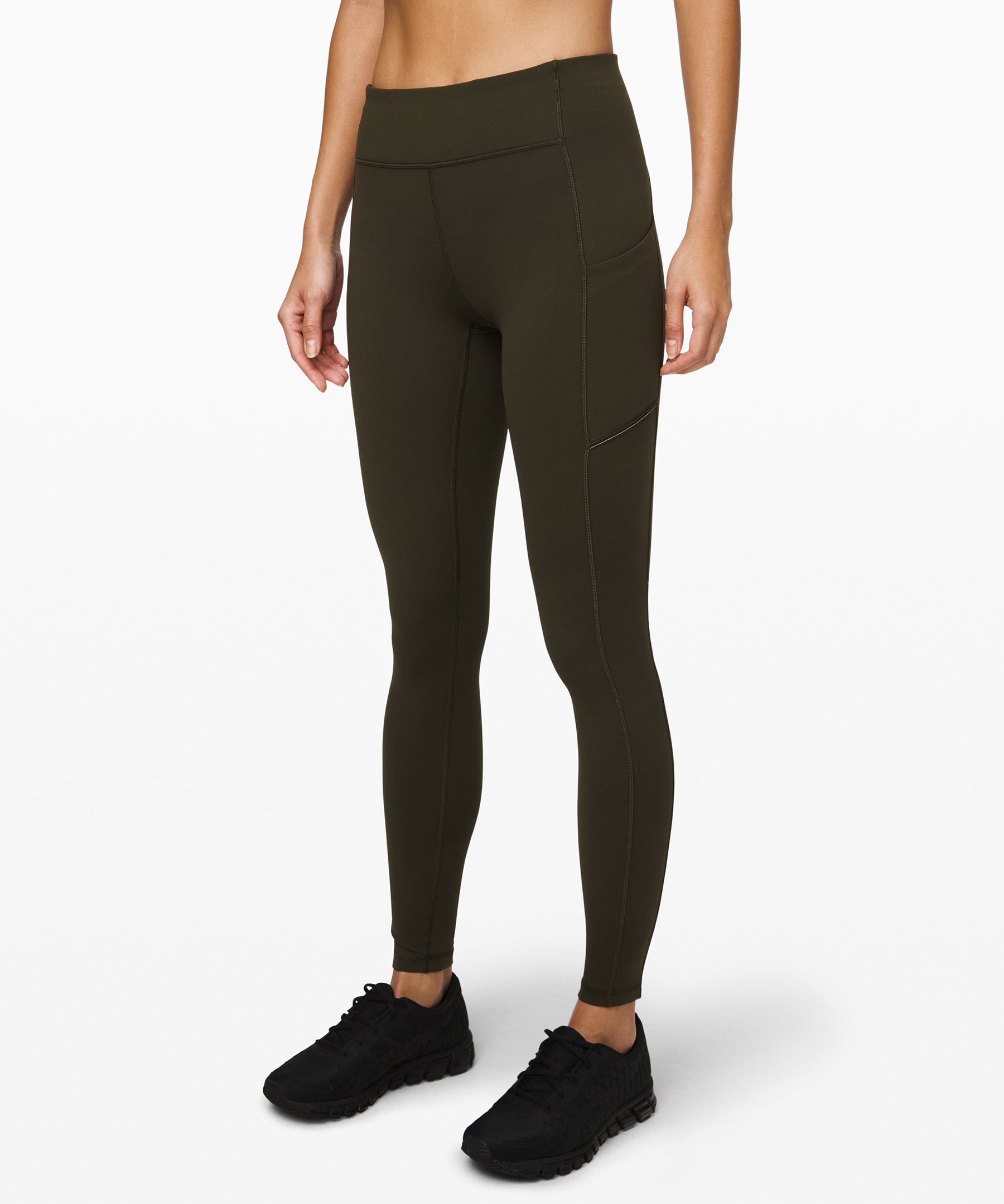Lululemon Speed Up Tight *full-on Luxtreme 28" In Green