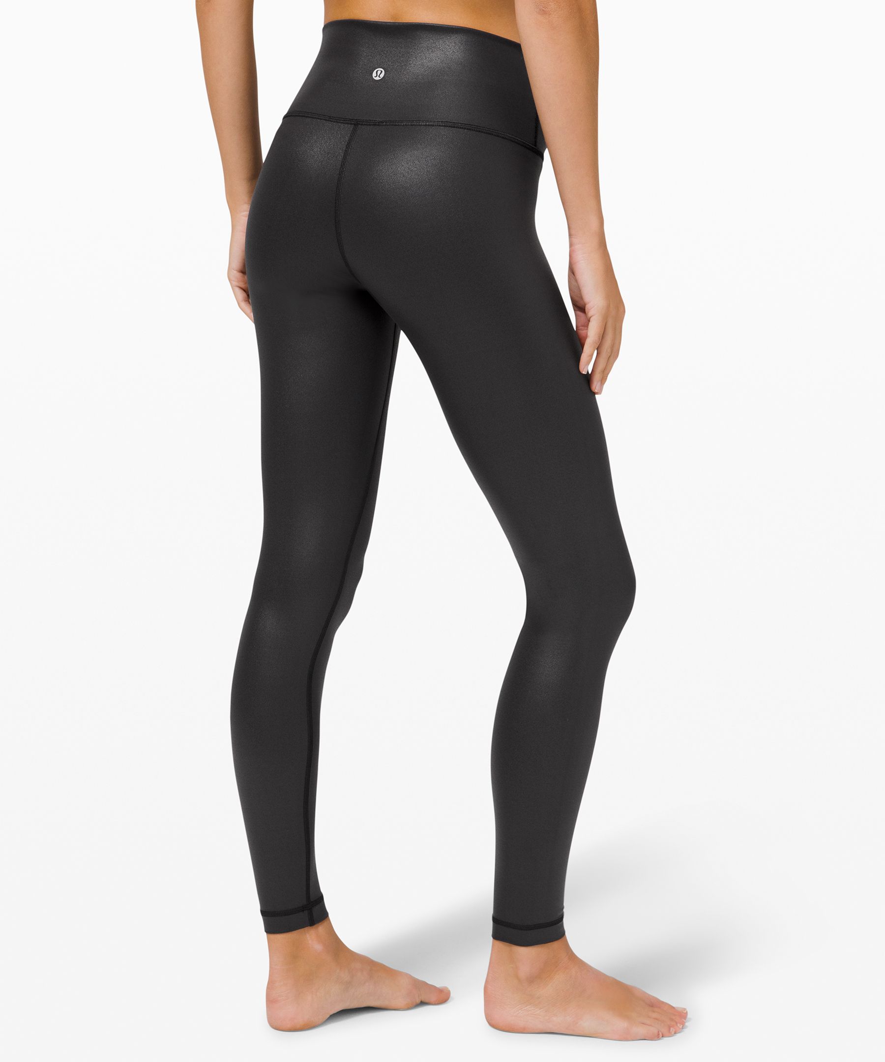 LULULEMON Wunder Under HR Tight 28 Shine Gold SPECIAL EDITION Size 8 NEW  $118