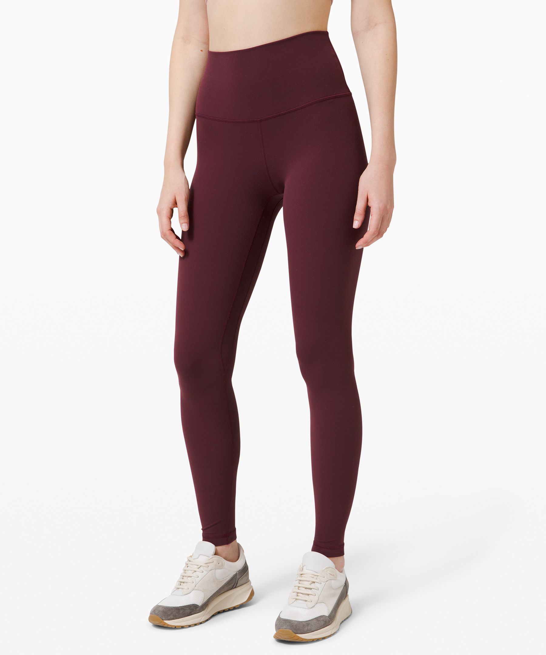 maroon lulu leggings