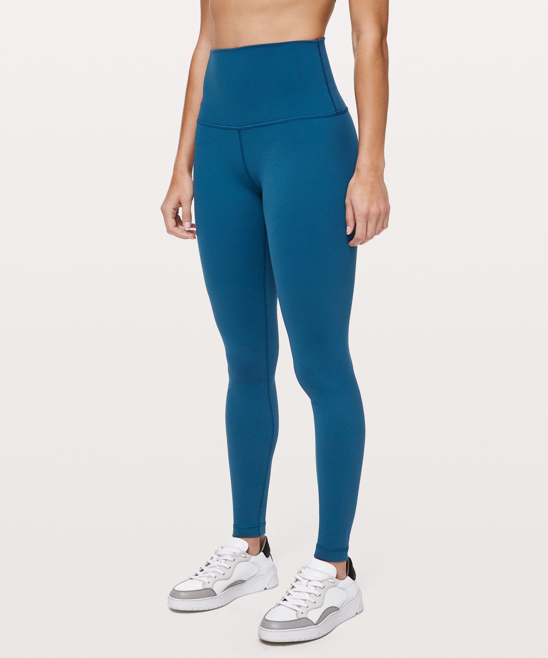 Lululemon Wunder Under Super High-rise Tight *full-on Luon Online Only 28" In Deep Marine