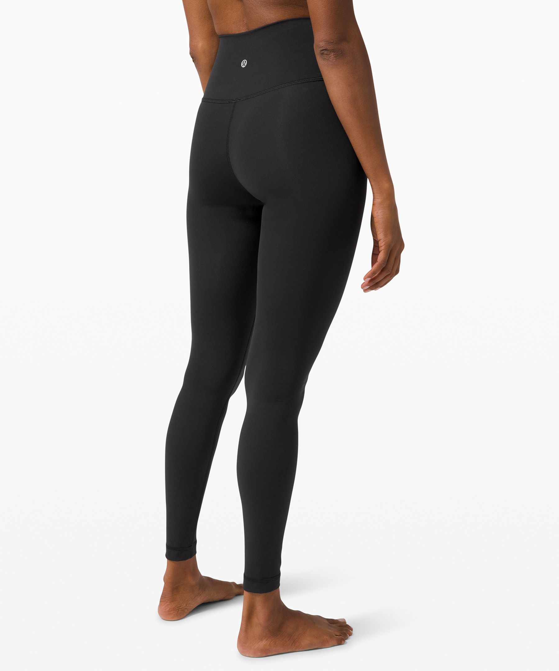 Lululemon Wunder Under Low-Rise Tight *28 - Heathered Black - lulu fanatics