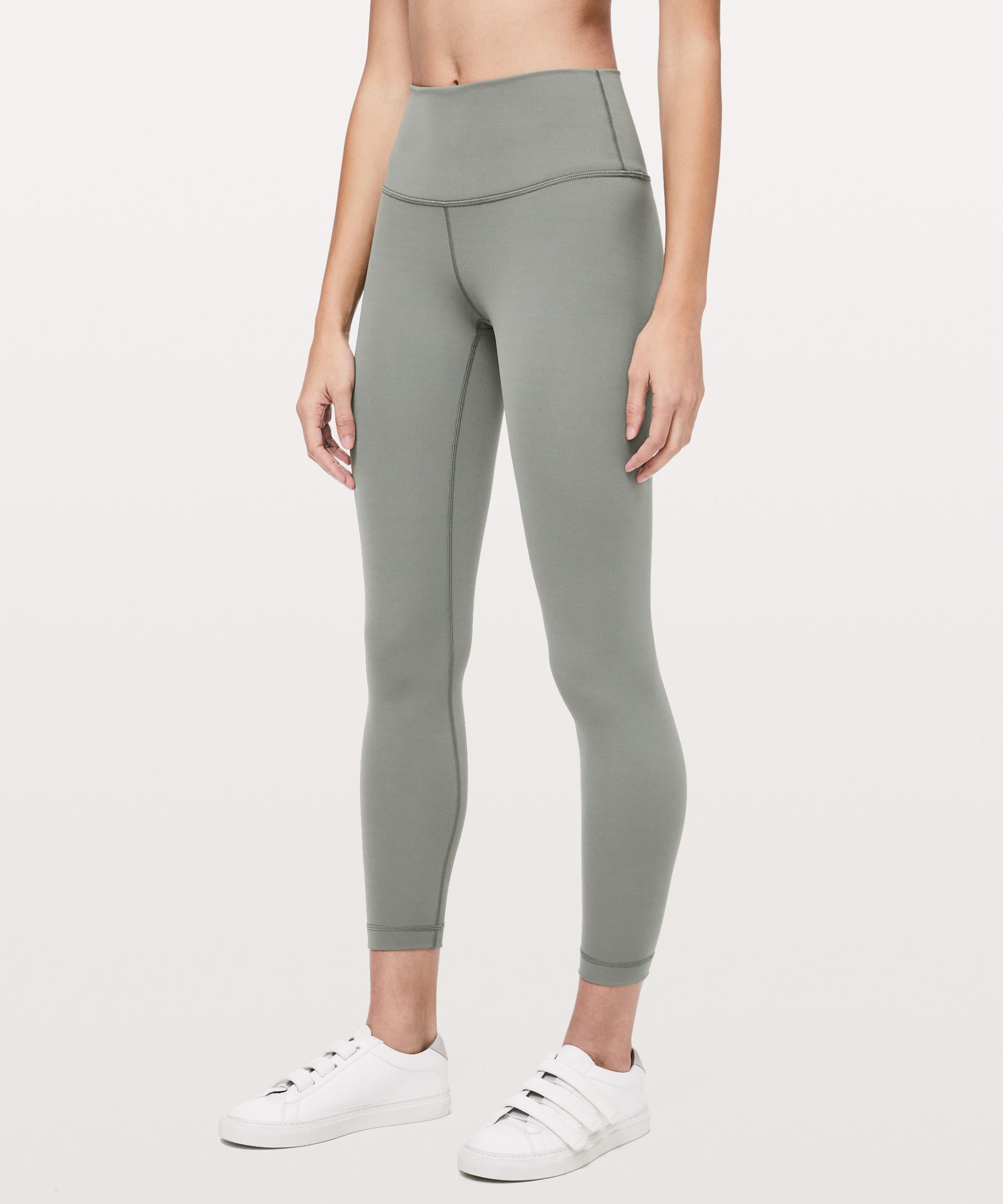 Lululemon Wunder Under High-rise Tight 25" *full-on Luxtreme In Grey Sage
