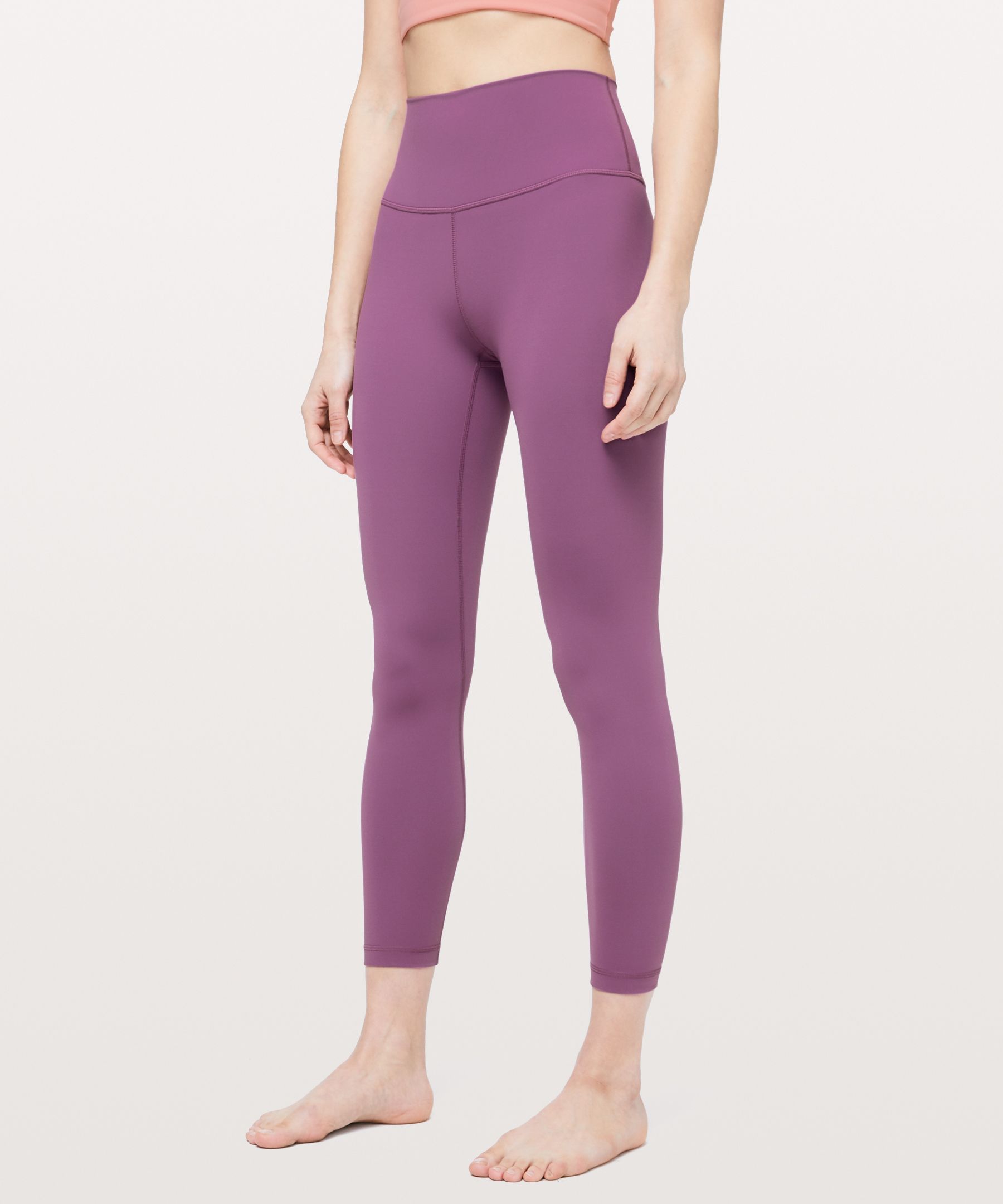 Lululemon Wunder Under High-rise Tight 25" *full-on Luxtreme In Pink