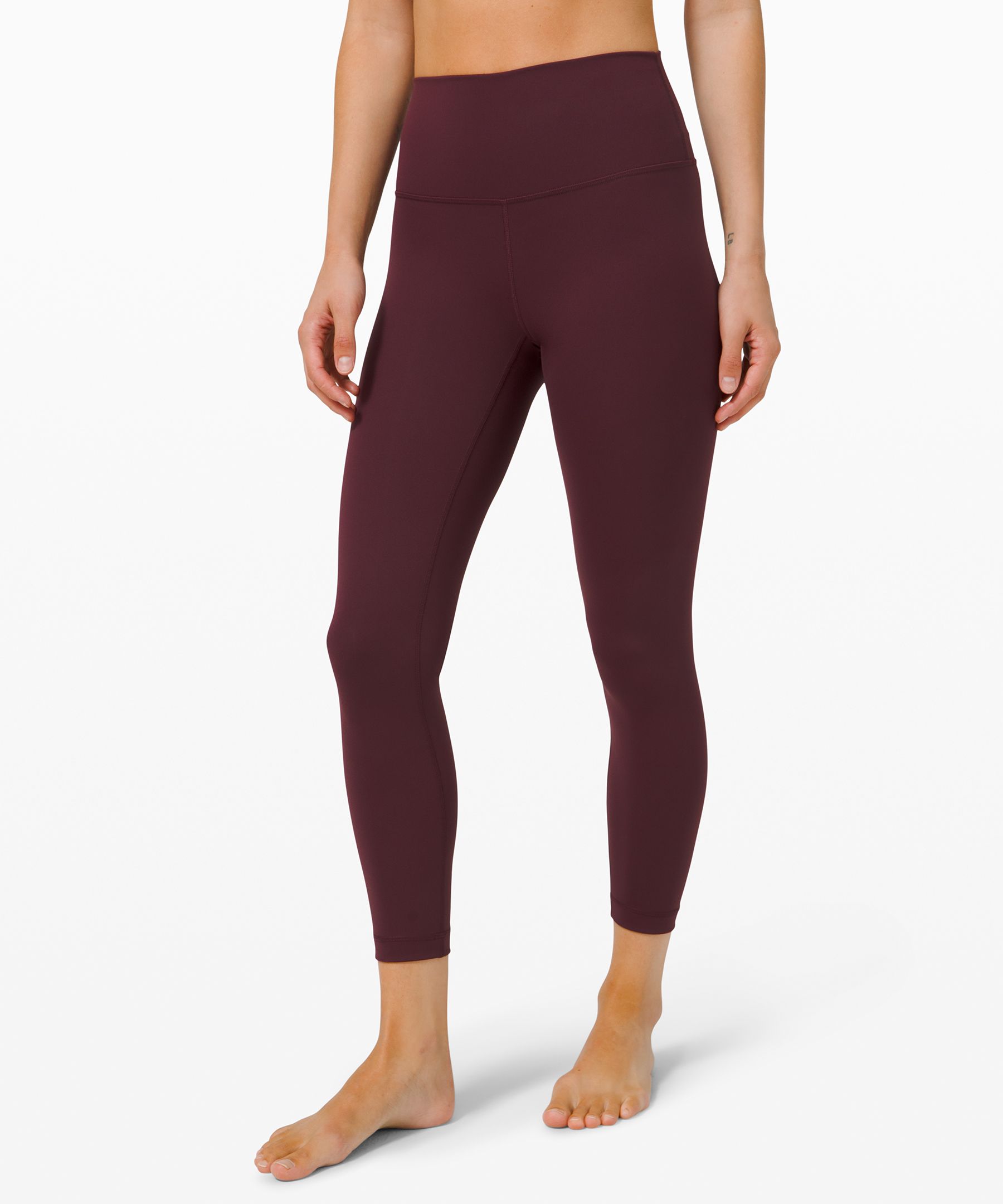 lululemon burgundy leggings