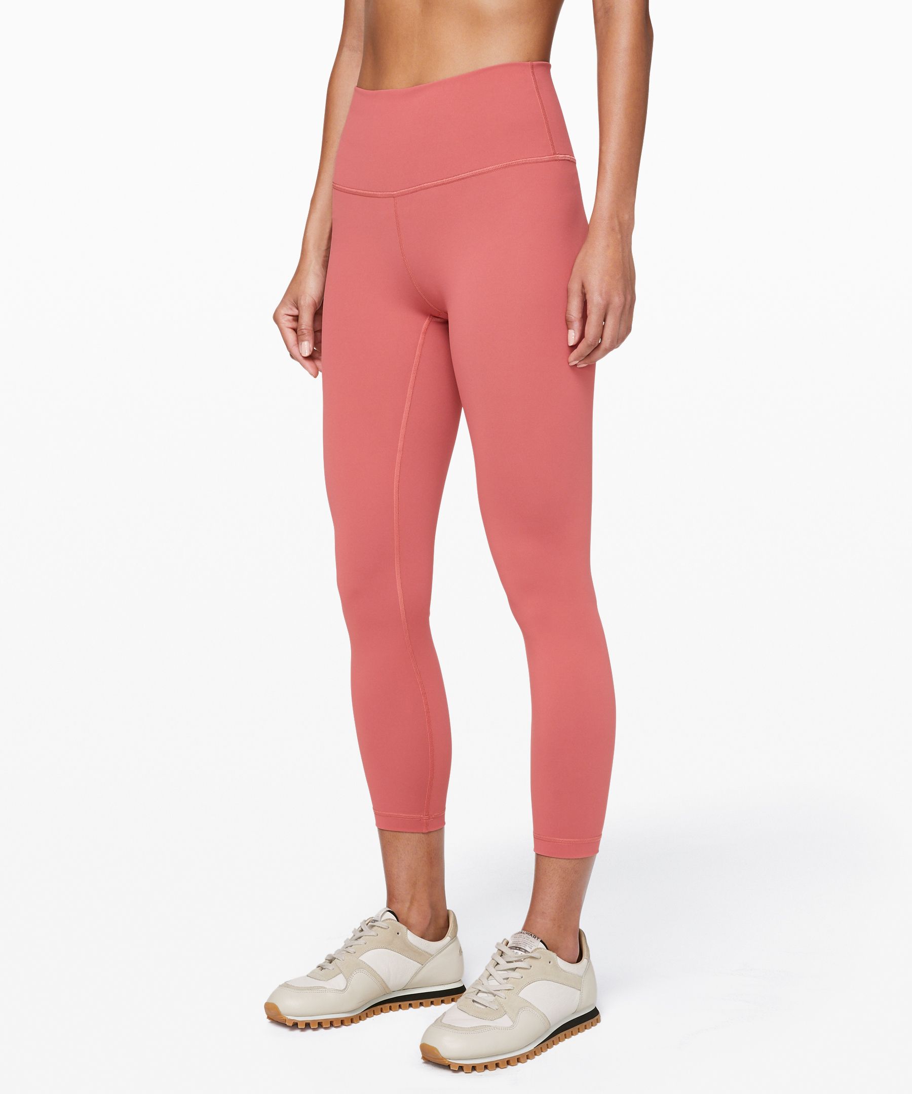 Lululemon Wunder Under High-rise Tight 25" *full-on Luxtreme In Rustic Coral