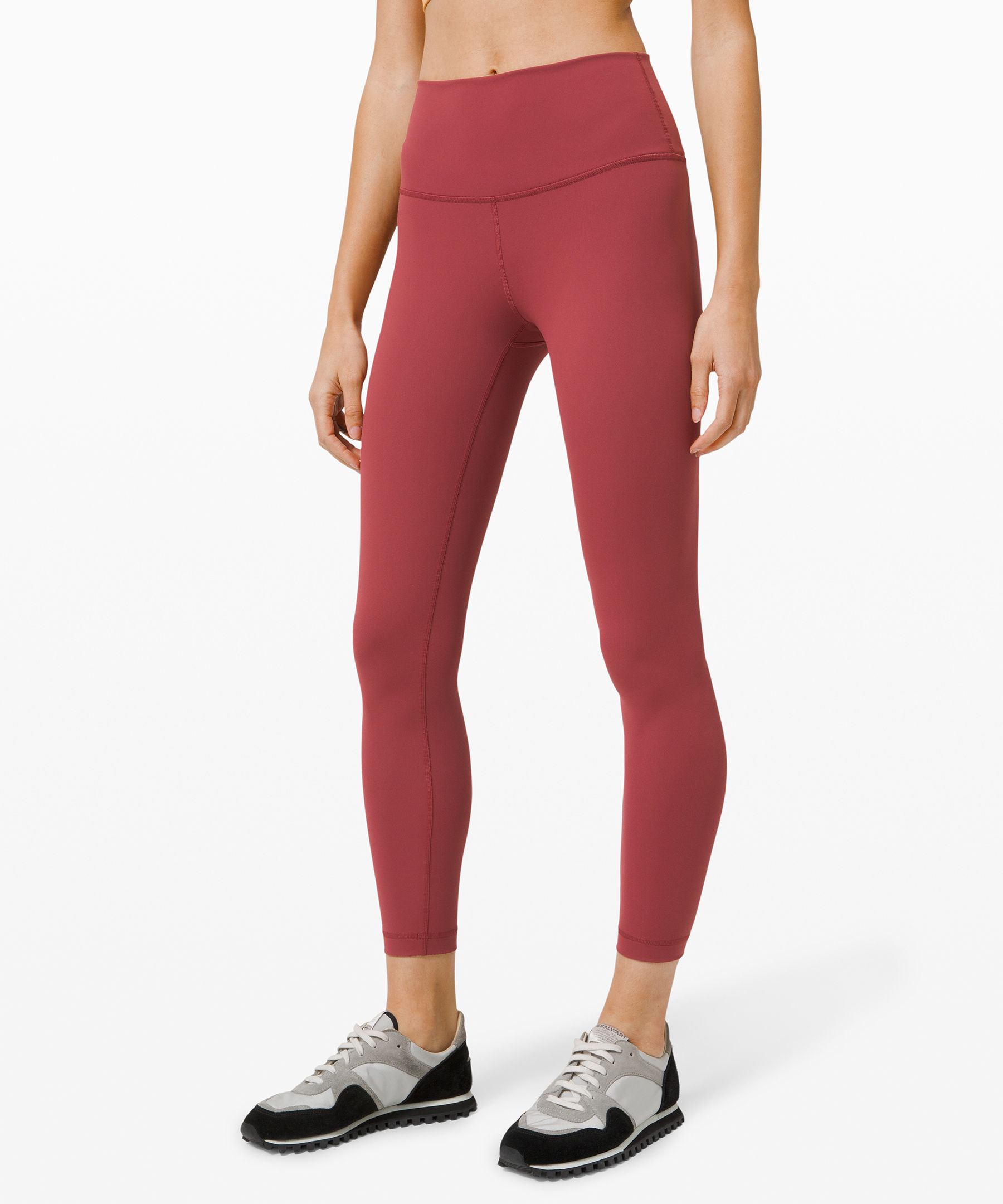 Lululemon Wunder Under High-rise Tight 25" *full-on Luxtreme In Red