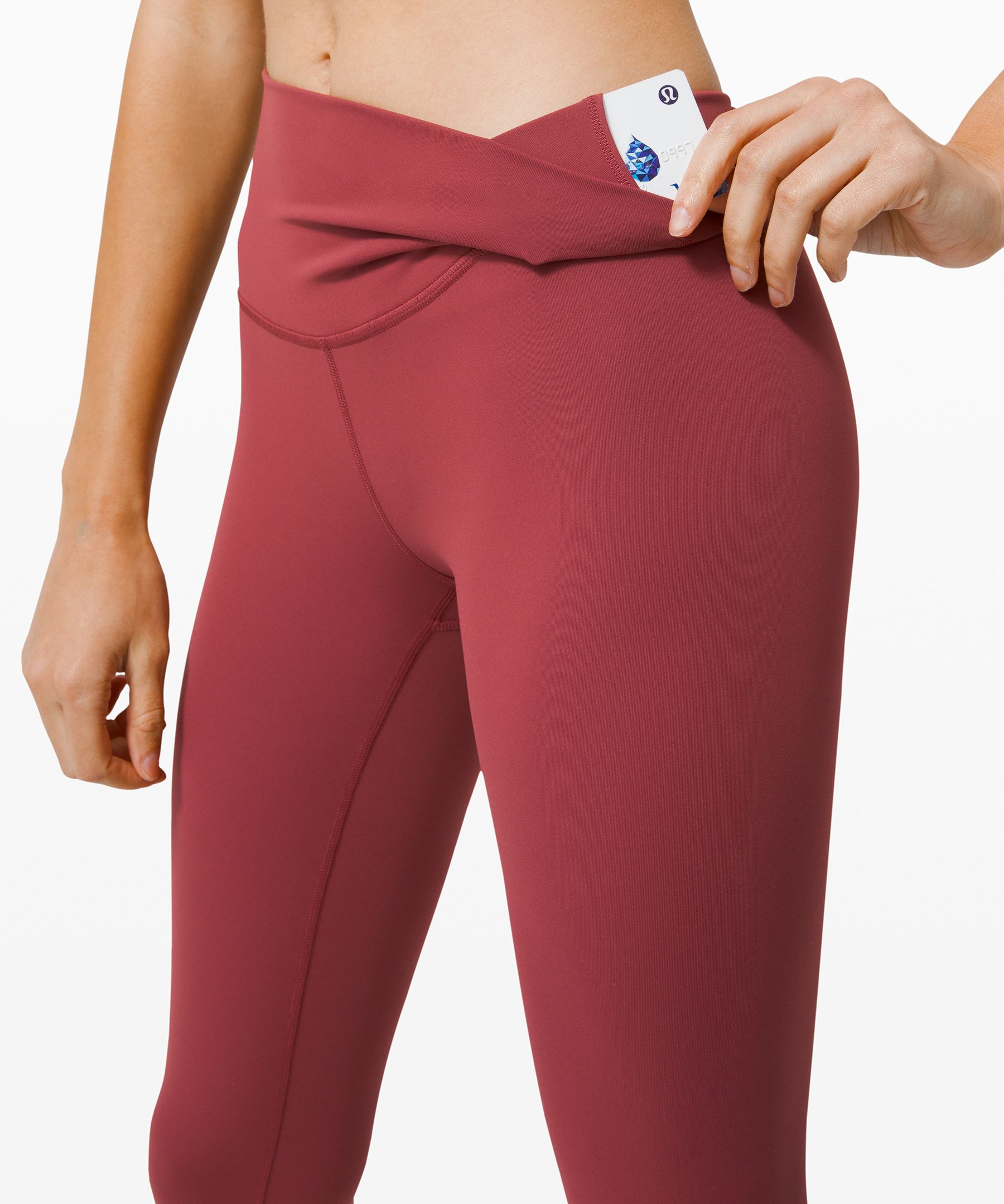 Lululemon Wunder Under High-Rise Tight 25 *Luxtreme - Red Merlot