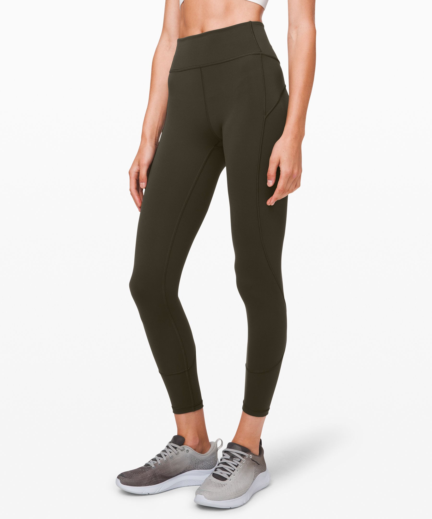 Lululemon In Movement 7/8 Tight *Everlux 25 - Titanium - lulu fanatics